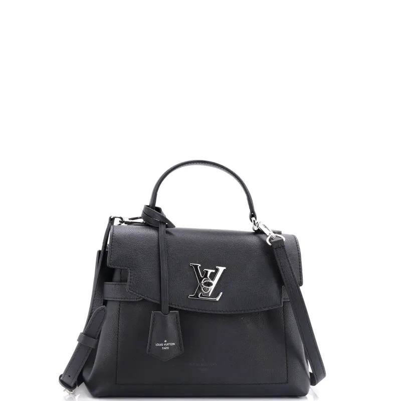 Pre-Loved Louis Vuitton Lockme Ever Handbag Leather BB sold by Zulily