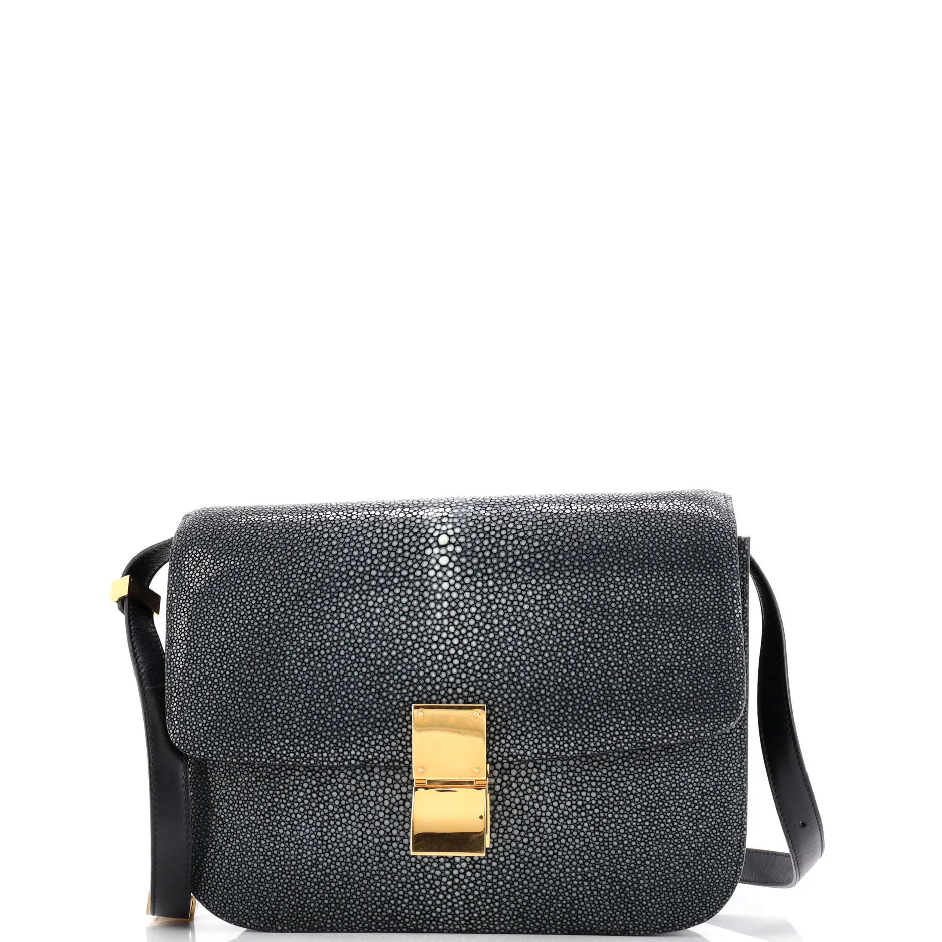 Pre-Loved Celine Classic Box Bag Stingray Medium sold by Zulily
