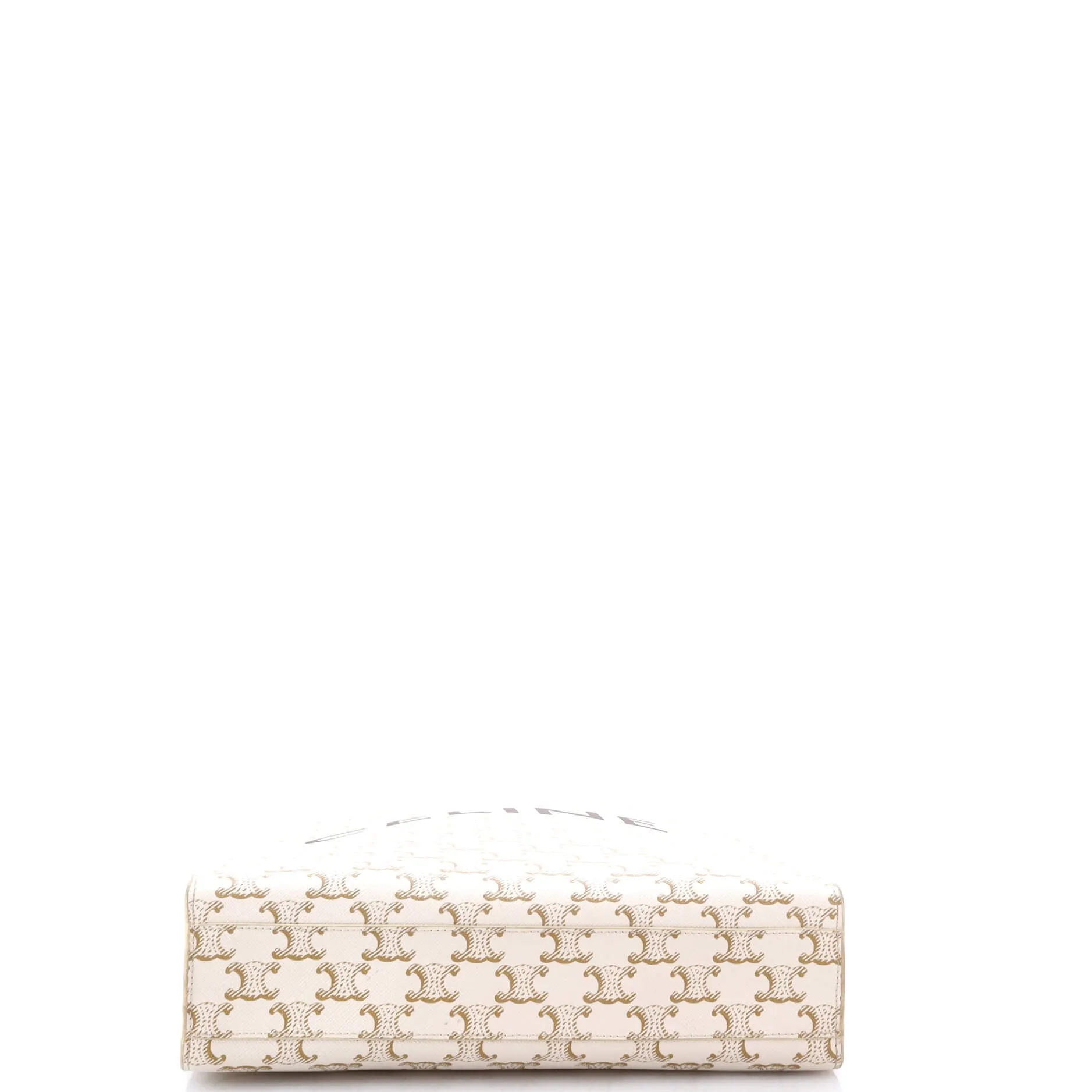 Pre-Loved Celine Vertical Cabas Tote Triomphe Coated Canvas Small sold by Zulily product image thumbnail 4