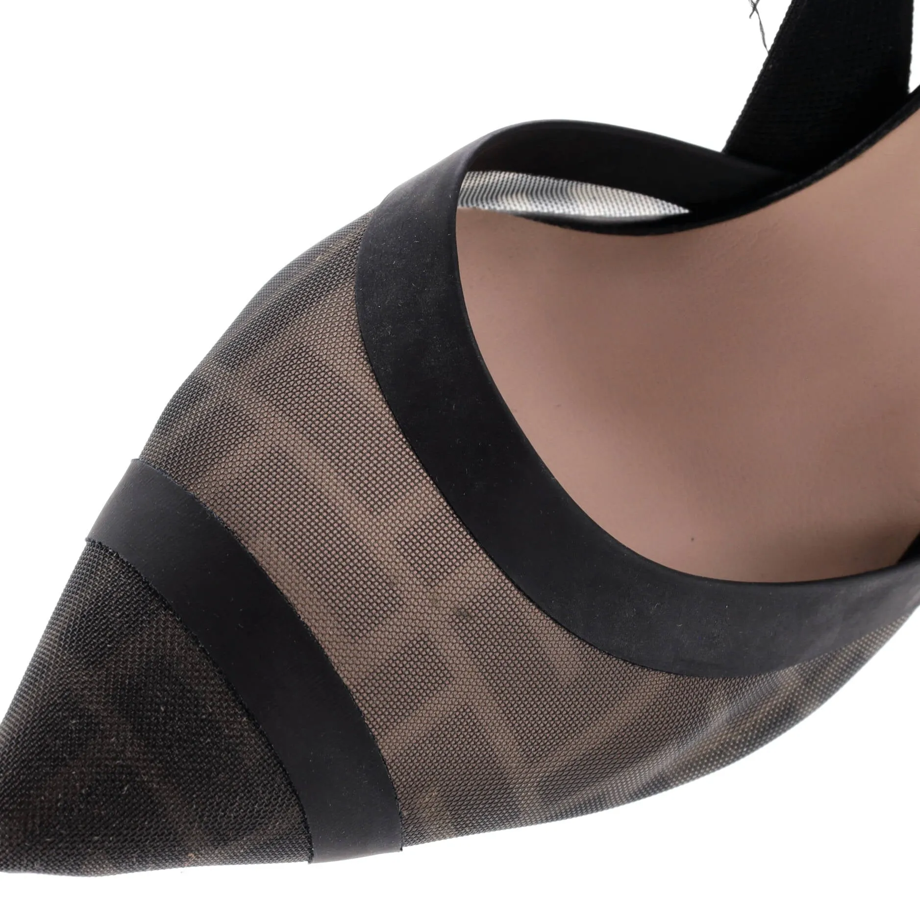 Pre-Loved Fendi Women's Colibri Slingback Pumps Zucca Mesh sold by Zulily product image thumbnail 5