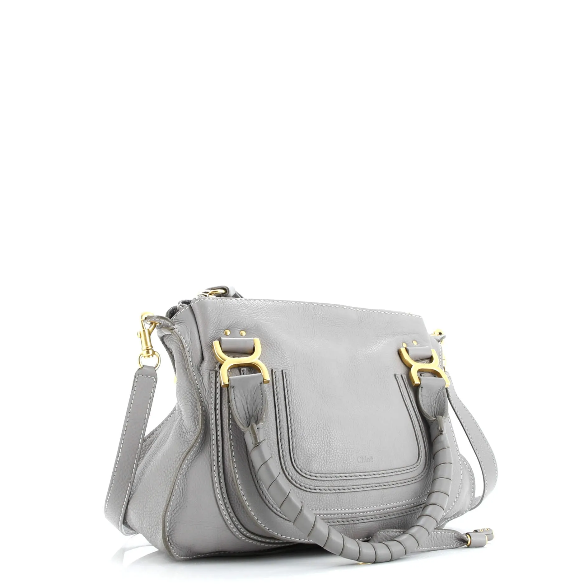 Pre-Loved Chloe Marcie Satchel Leather Medium sold by Zulily product image thumbnail 2