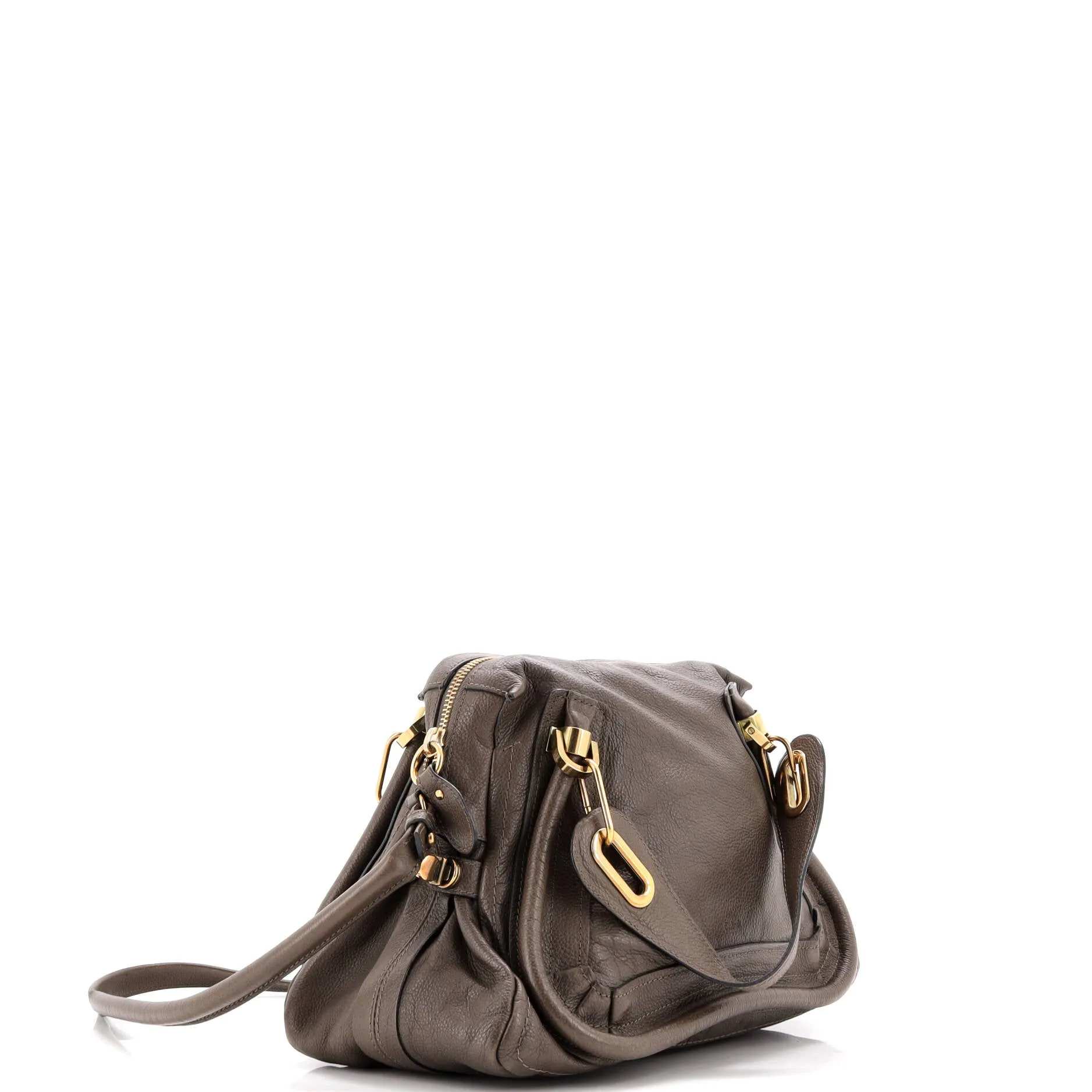 Pre-Loved Chloe Paraty Top Handle Bag Leather Medium sold by Zulily product image thumbnail 2