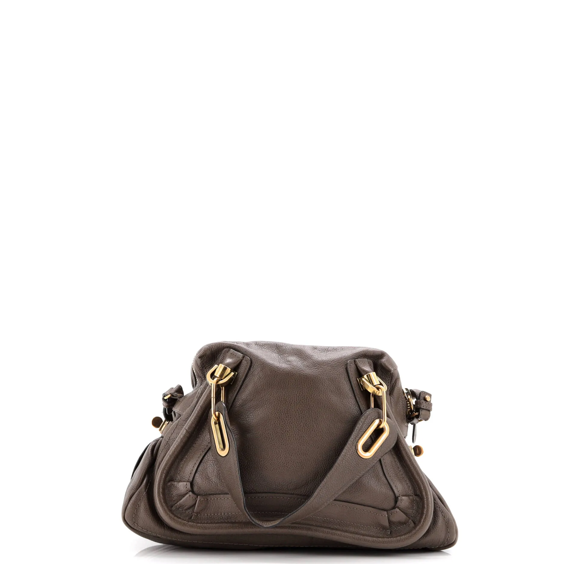 Pre-Loved Chloe Paraty Top Handle Bag Leather Medium sold by Zulily product image thumbnail 3