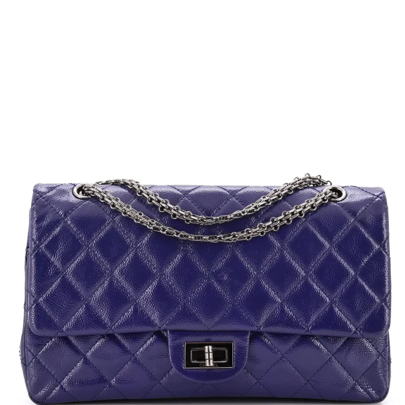 Pre-Loved Chanel Reissue 2.55 Flap Bag Quilted Caviar 227 sold by Zulily