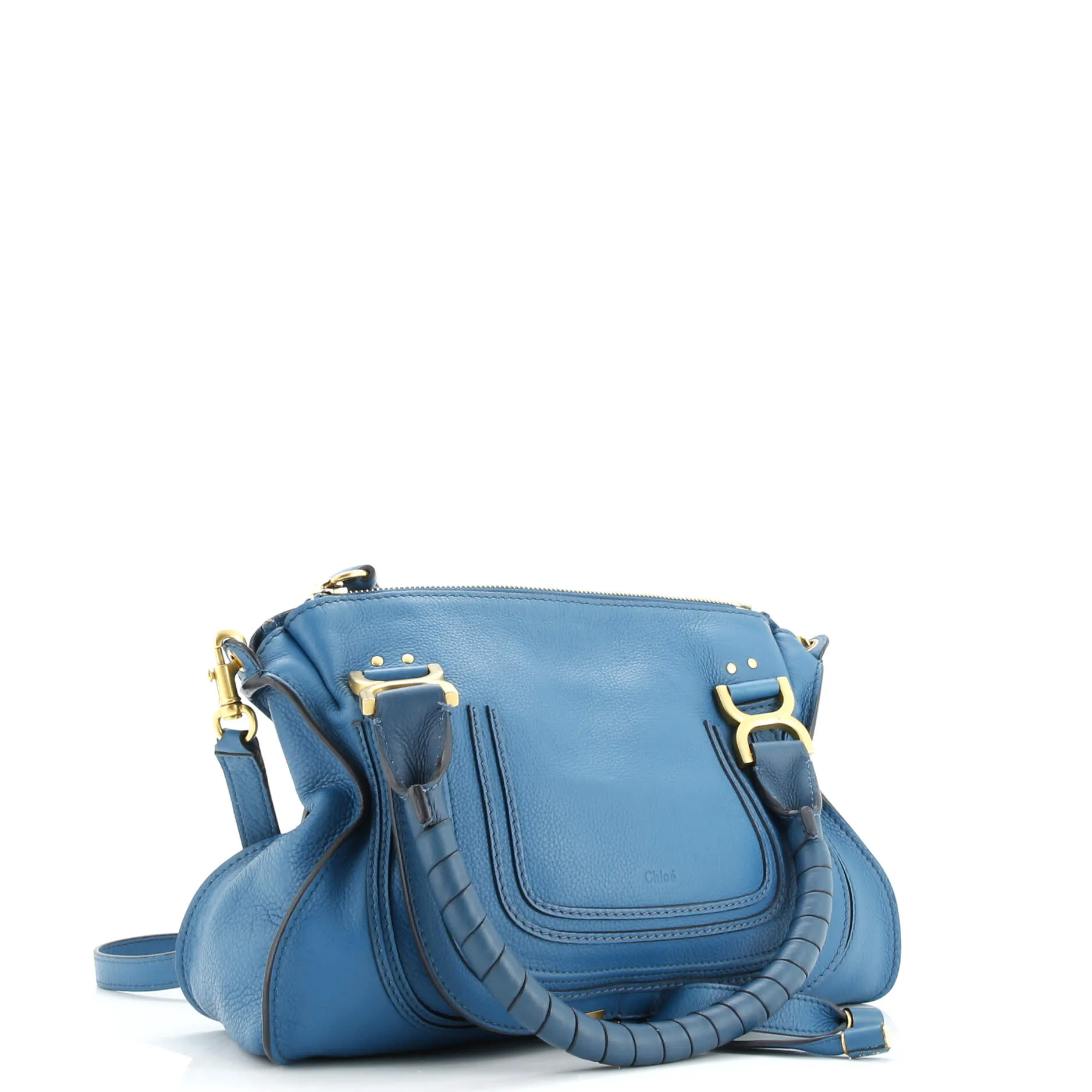 Pre-Loved Chloe Marcie Satchel Leather Medium sold by Zulily product image thumbnail 4