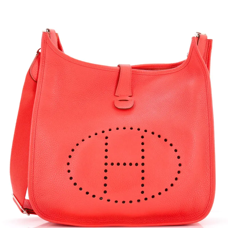 Pre-Loved Hermes Evelyne Bag Gen III Clemence GM made by Hermes