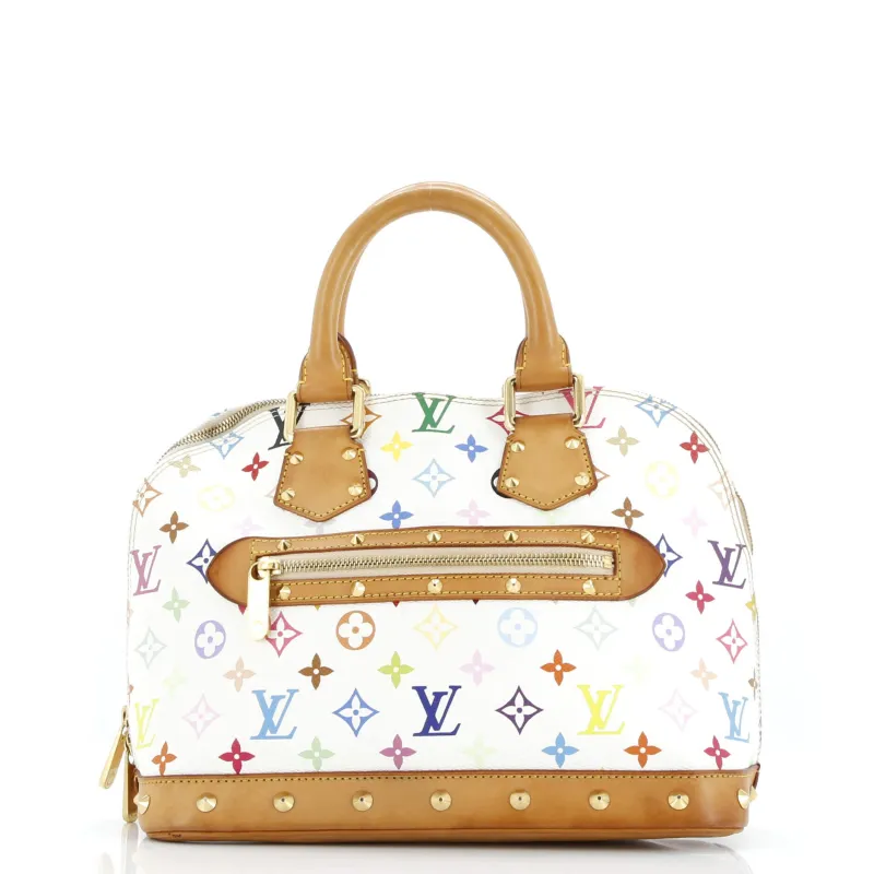 Pre-Loved Louis Vuitton Alma Handbag Monogram Multicolor PM sold by Zulily