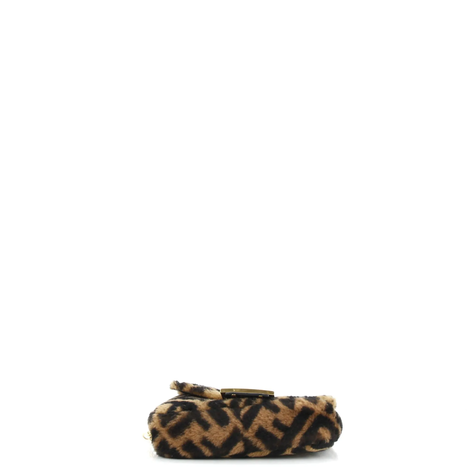 Pre-Loved Fendi Baguette NM Bag Zucca Shearling Mini sold by Zulily product image thumbnail 4