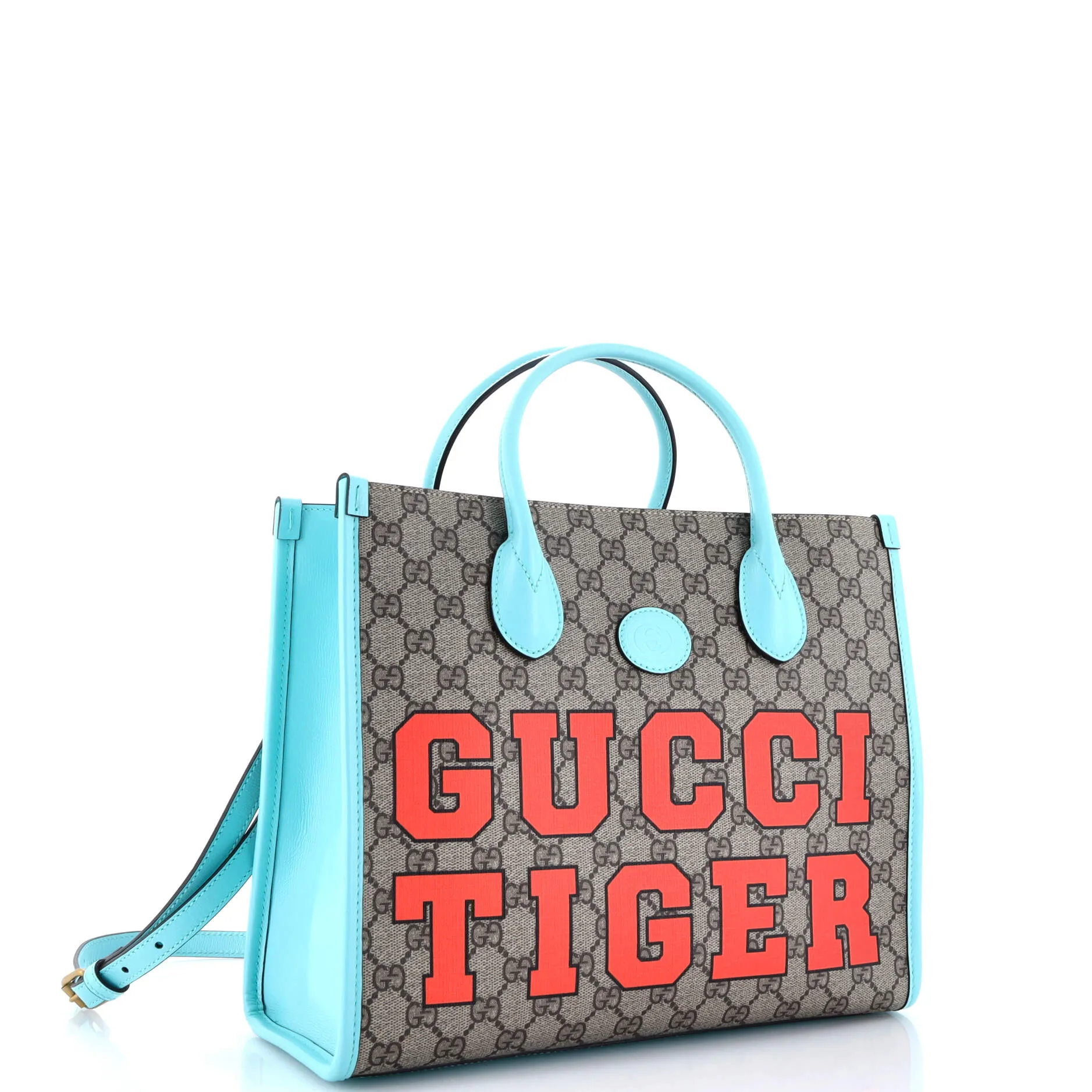 Pre-Loved Gucci Structured Top Handle Open Tote Printed GG Coated Canvas Small sold by Zulily product image thumbnail 2
