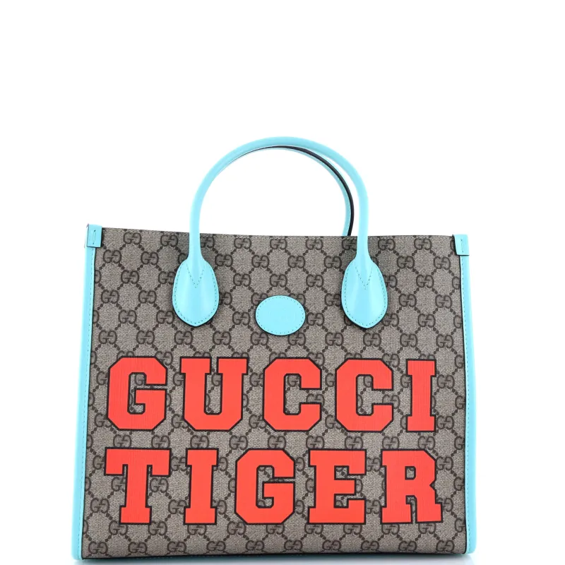 Pre-Loved Gucci Structured Top Handle Open Tote Printed GG Coated Canvas Small sold by Zulily