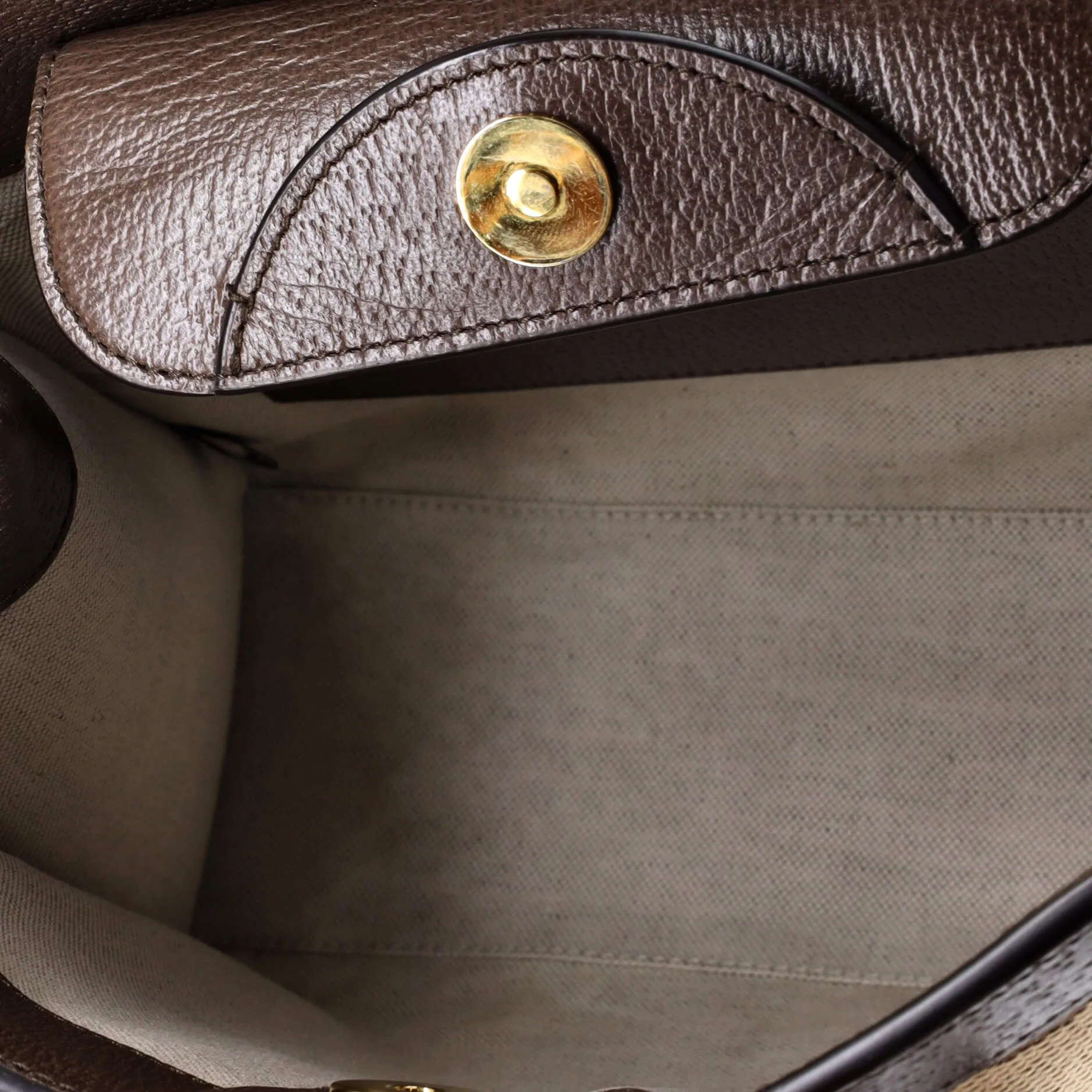 Pre-Loved Gucci Diana NM Bamboo Handle Tote Jumbo GG Canvas Small sold by Zulily product image thumbnail 5