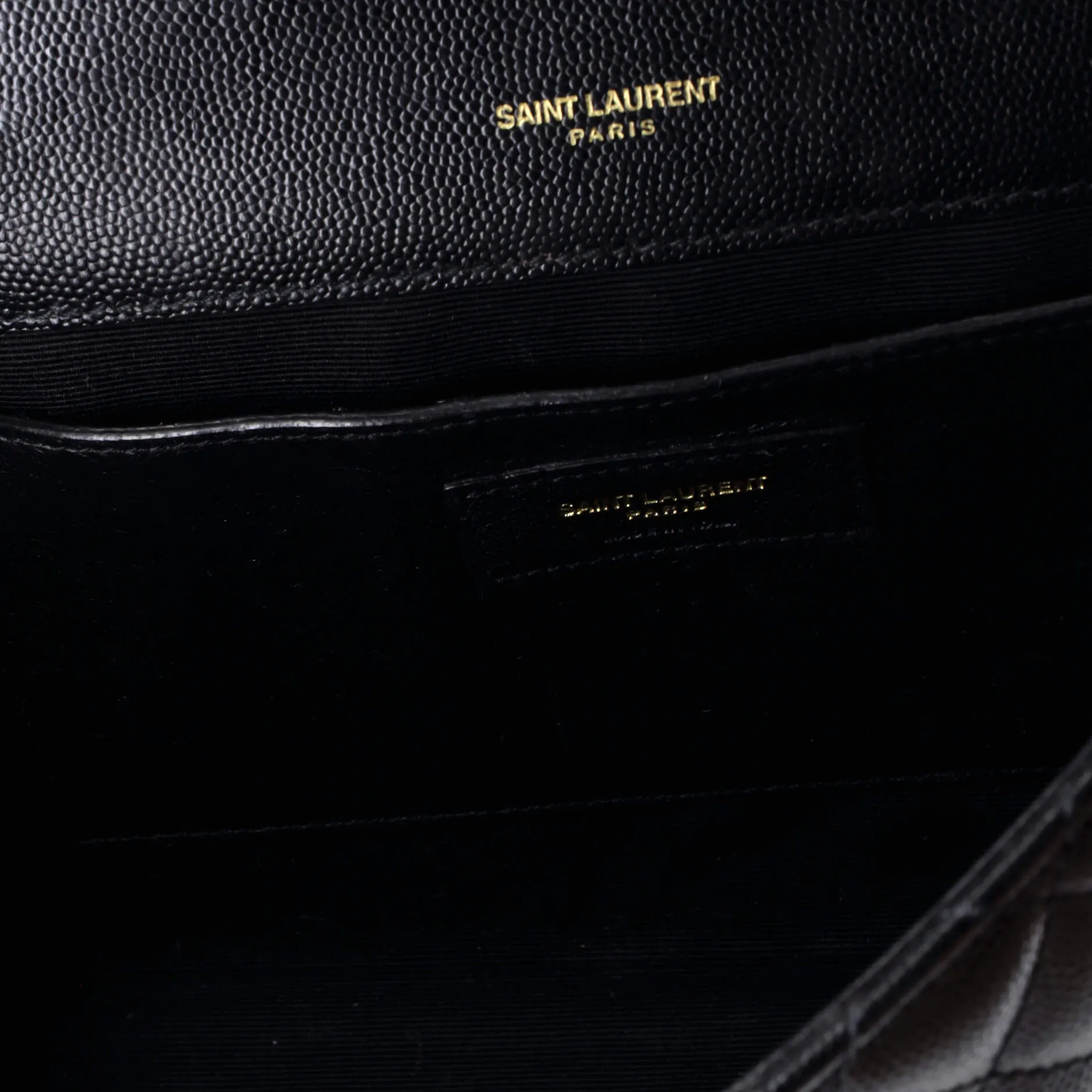 Pre-Loved Saint Laurent Classic Monogram Envelope Satchel Mixed Matelasse Leather Medium sold by Zulily product image thumbnail 5