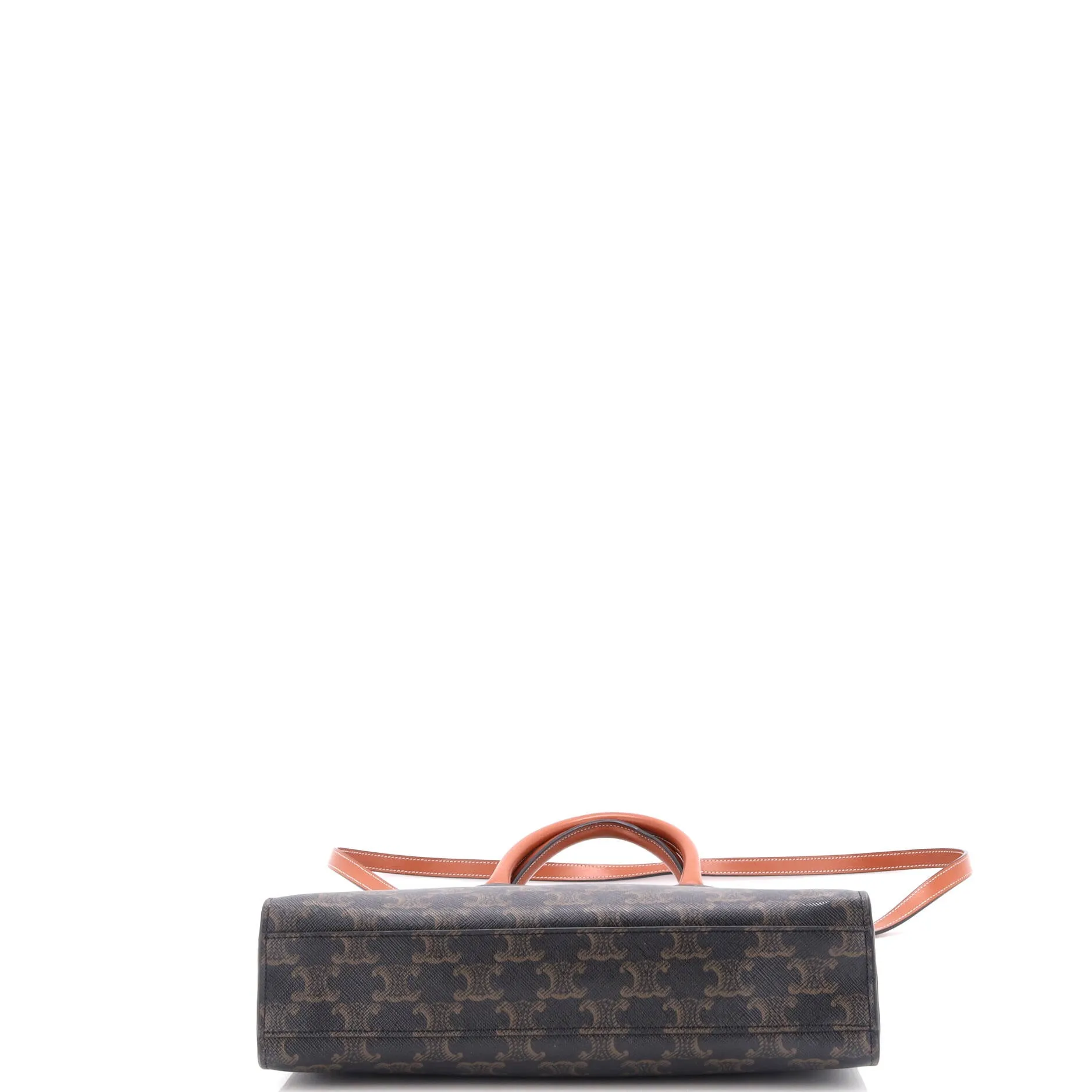 Pre-Loved Celine Vertical Cabas Tote Triomphe Coated Canvas Small sold by Zulily product image thumbnail 4