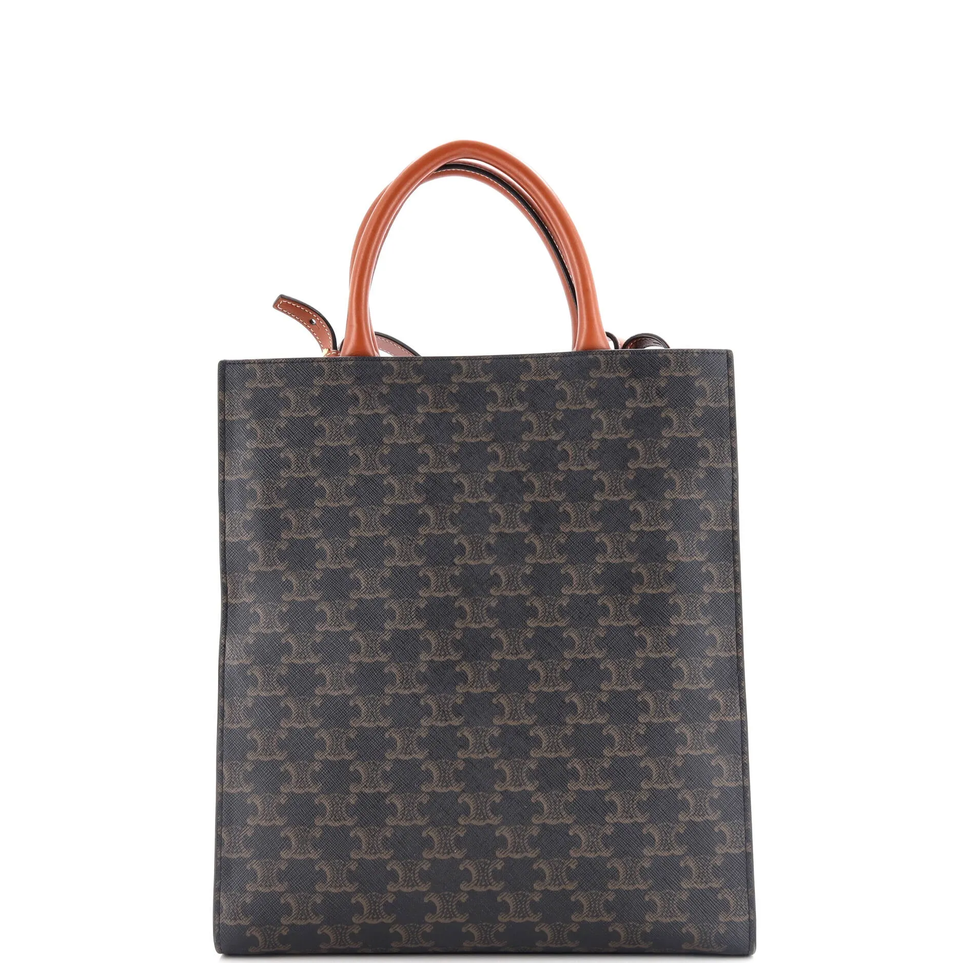 Pre-Loved Celine Vertical Cabas Tote Triomphe Coated Canvas Small sold by Zulily product image thumbnail 3