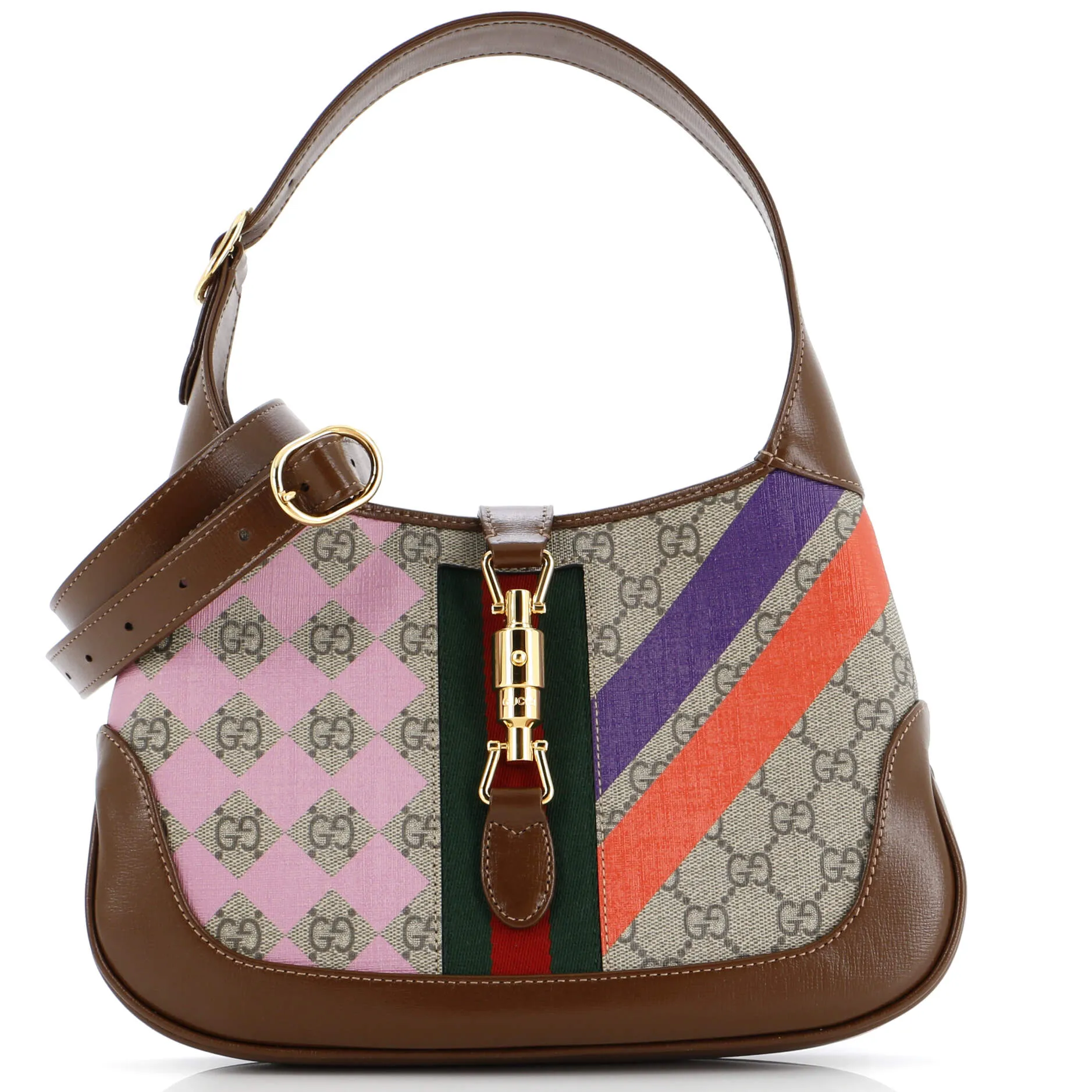 Pre-Loved Gucci Jackie 1961 Hobo Printed GG Coated Canvas Medium sold by Zulily