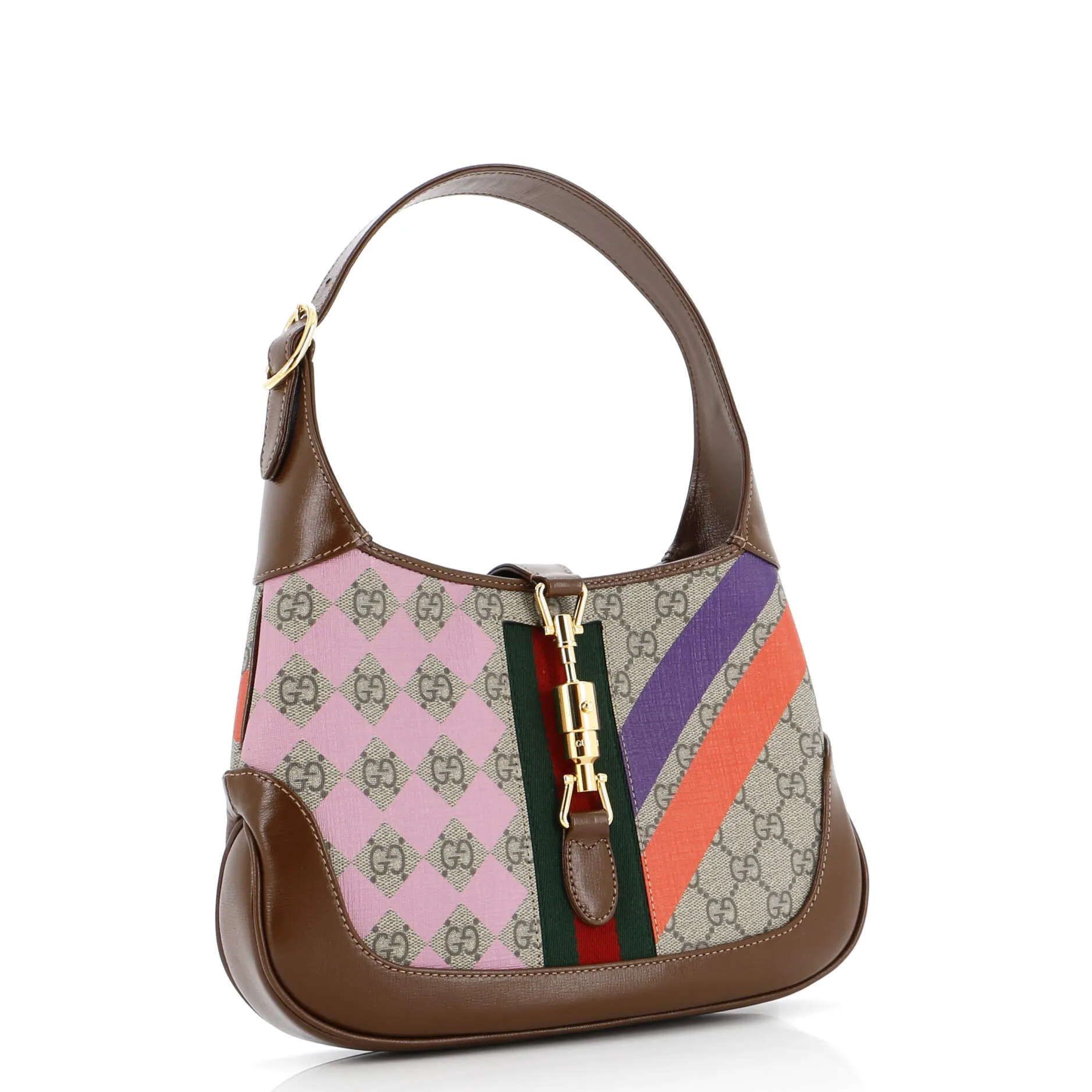 Pre-Loved Gucci Jackie 1961 Hobo Printed GG Coated Canvas Medium sold by Zulily product image thumbnail 2