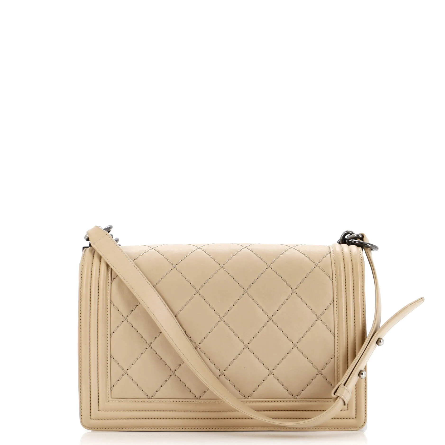 Pre-Loved Chanel Stitch Boy Flap Bag Quilted Calfskin New Medium sold by Zulily product image thumbnail 4