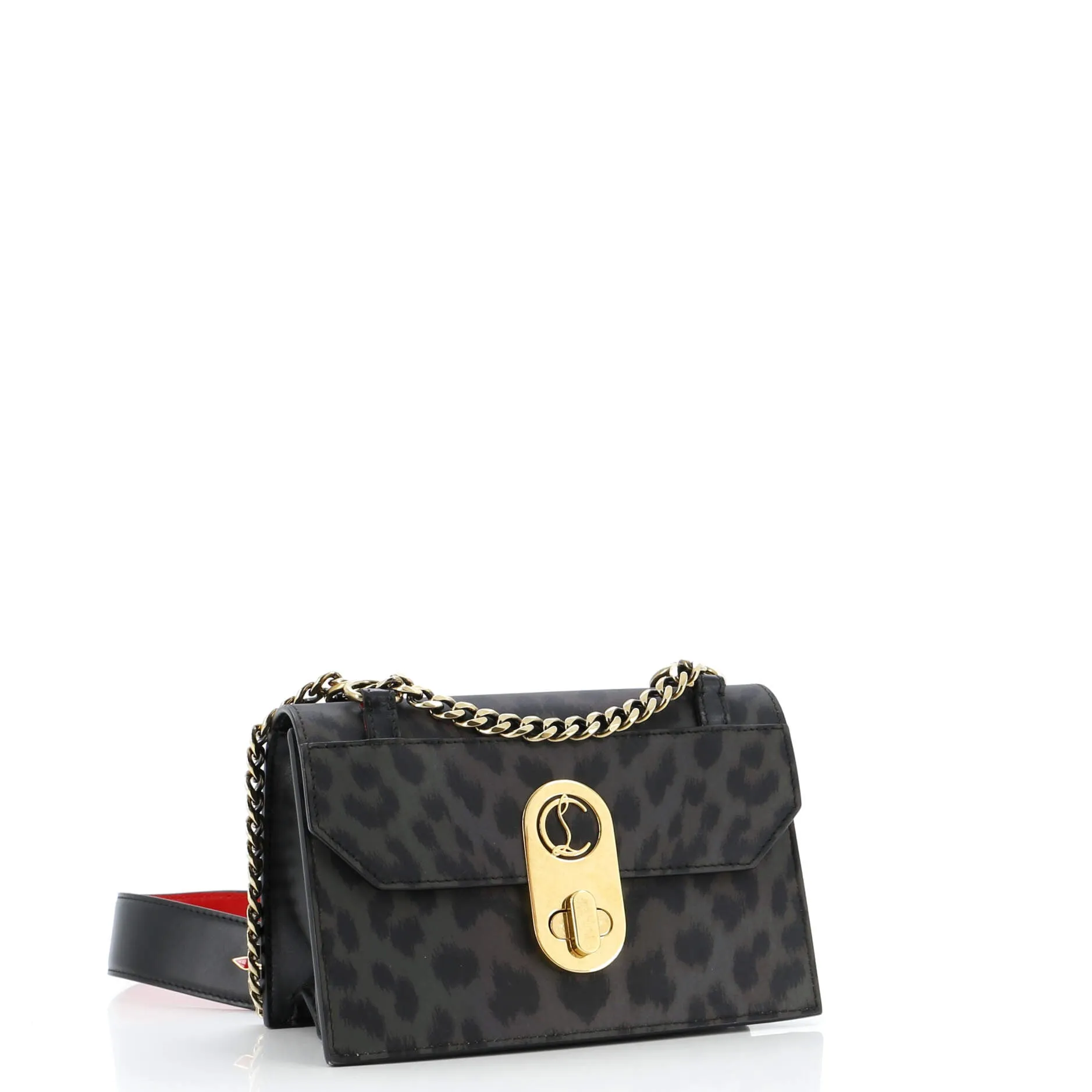 Pre-Loved Christian Louboutin Elisa Shoulder Bag Printed Leather Small sold by Zulily product image thumbnail 2