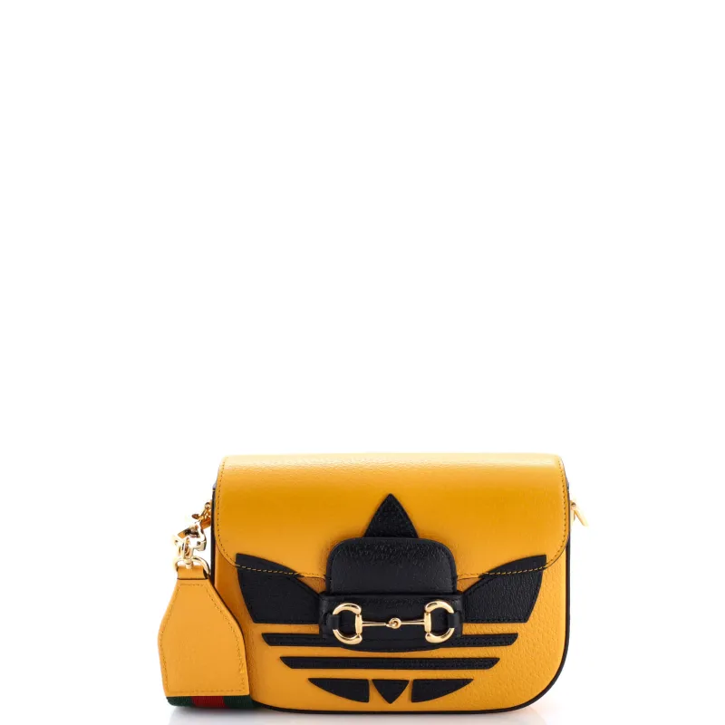 Pre-Loved Gucci x Adidas Horsebit 1955 Shoulder Bag Leather Mini sold by Zulily