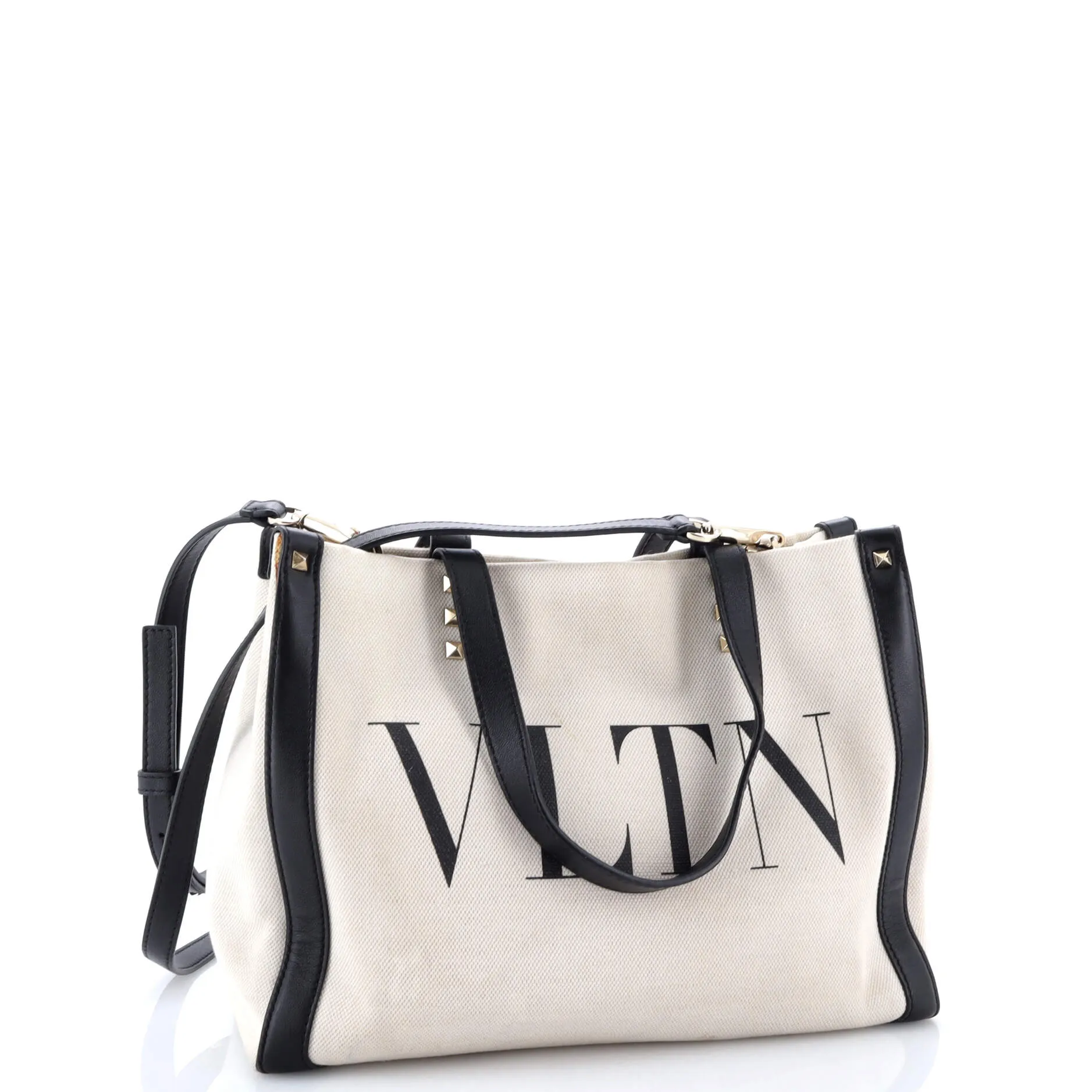 Pre-Loved Valentino Grande Plage VLTN Tote Canvas Small sold by Zulily product image thumbnail 2