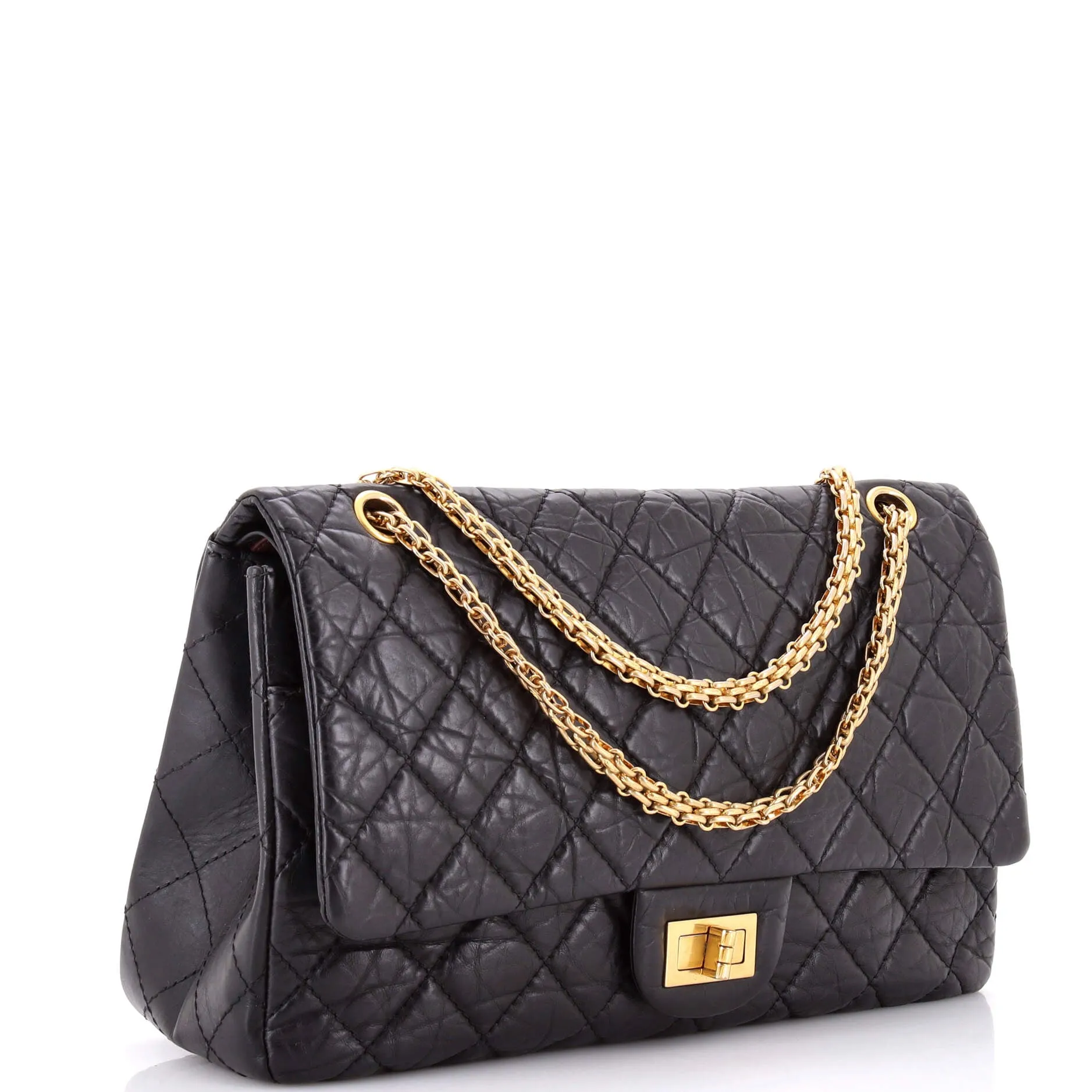 Pre-Loved Chanel Reissue 2.55 Flap Bag Quilted Aged Calfskin 227 sold by Zulily product image thumbnail 2
