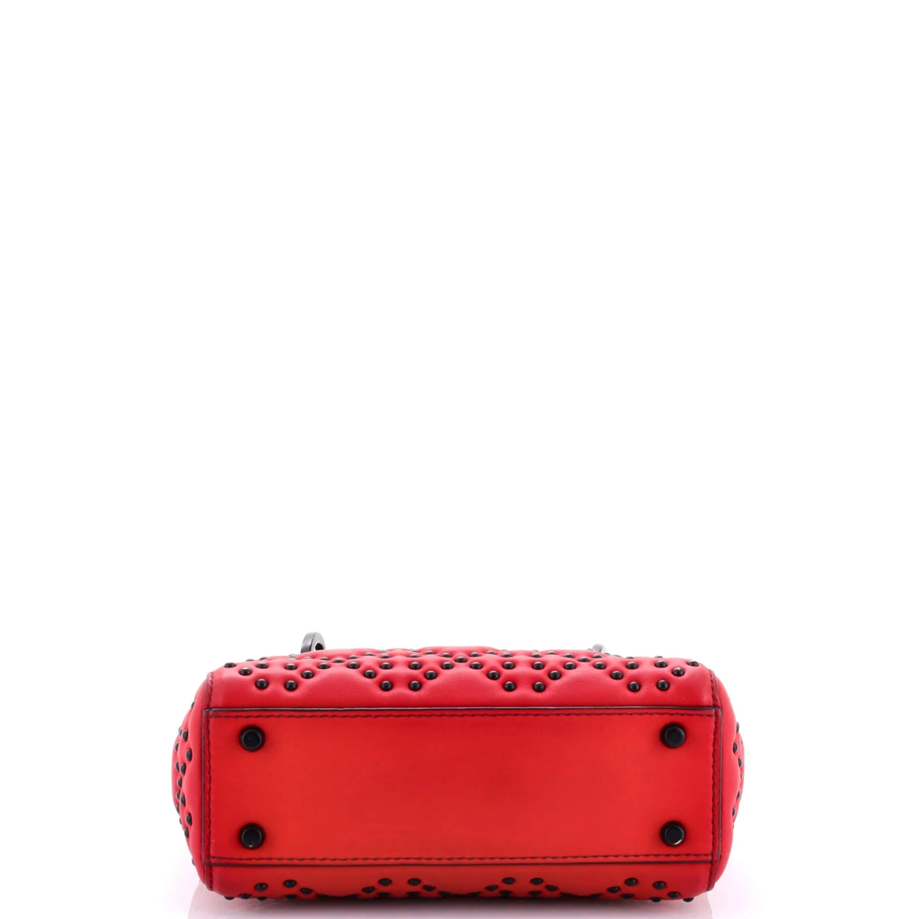Pre-Loved Christian Dior Lady Dior Chain Bag Cannage Studded Calfskin Mini sold by Zulily product image thumbnail 4