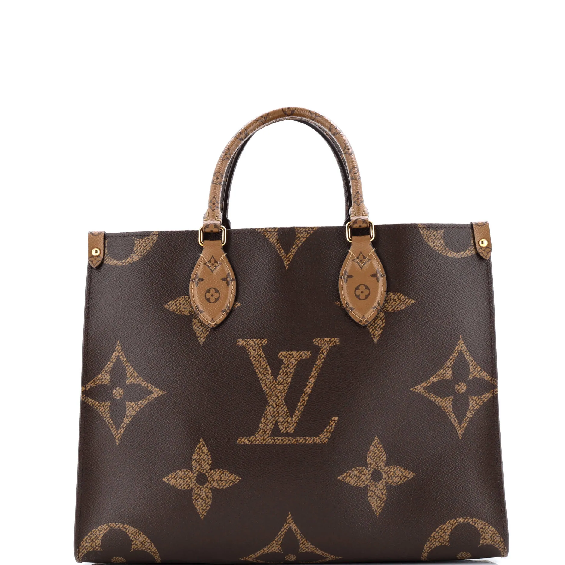 Pre-Loved Louis Vuitton OnTheGo Tote Reverse Monogram Giant MM sold by Zulily