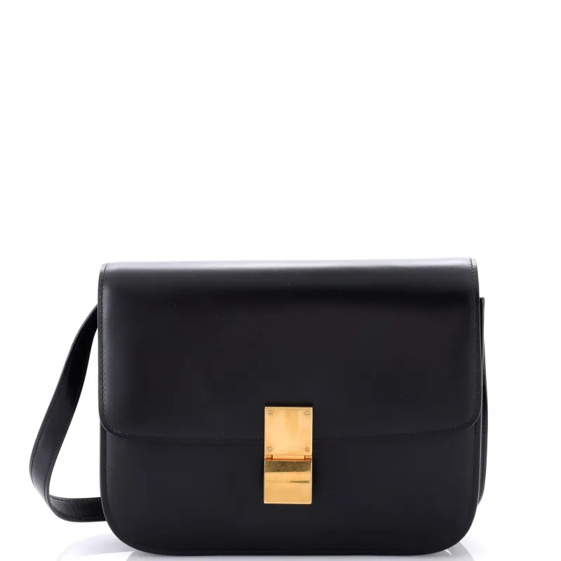 Pre-Loved Celine Classic Box Bag Smooth Leather Medium sold by Zulily