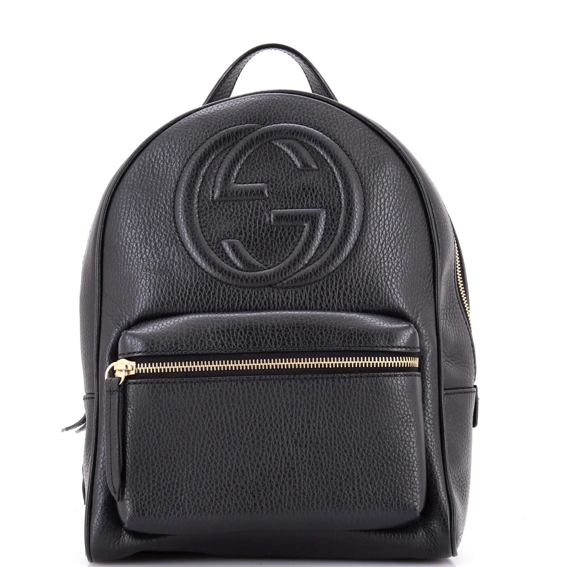 Pre-Loved Gucci Soho Chain Backpack Leather sold by Zulily