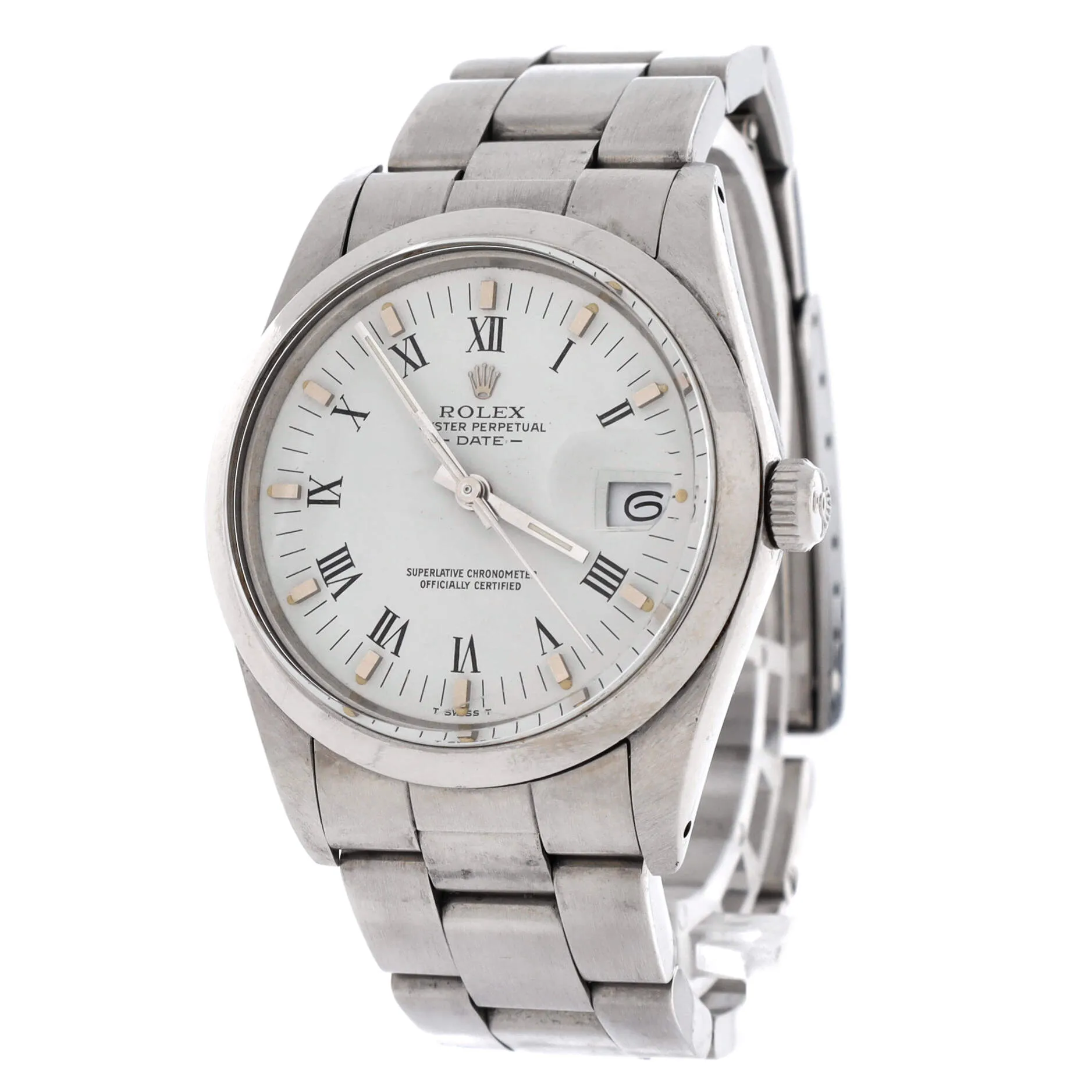 Pre-Loved Rolex Oyster Perpetual Date Automatic Watch Stainless Steel 34 sold by Zulily product image thumbnail 2