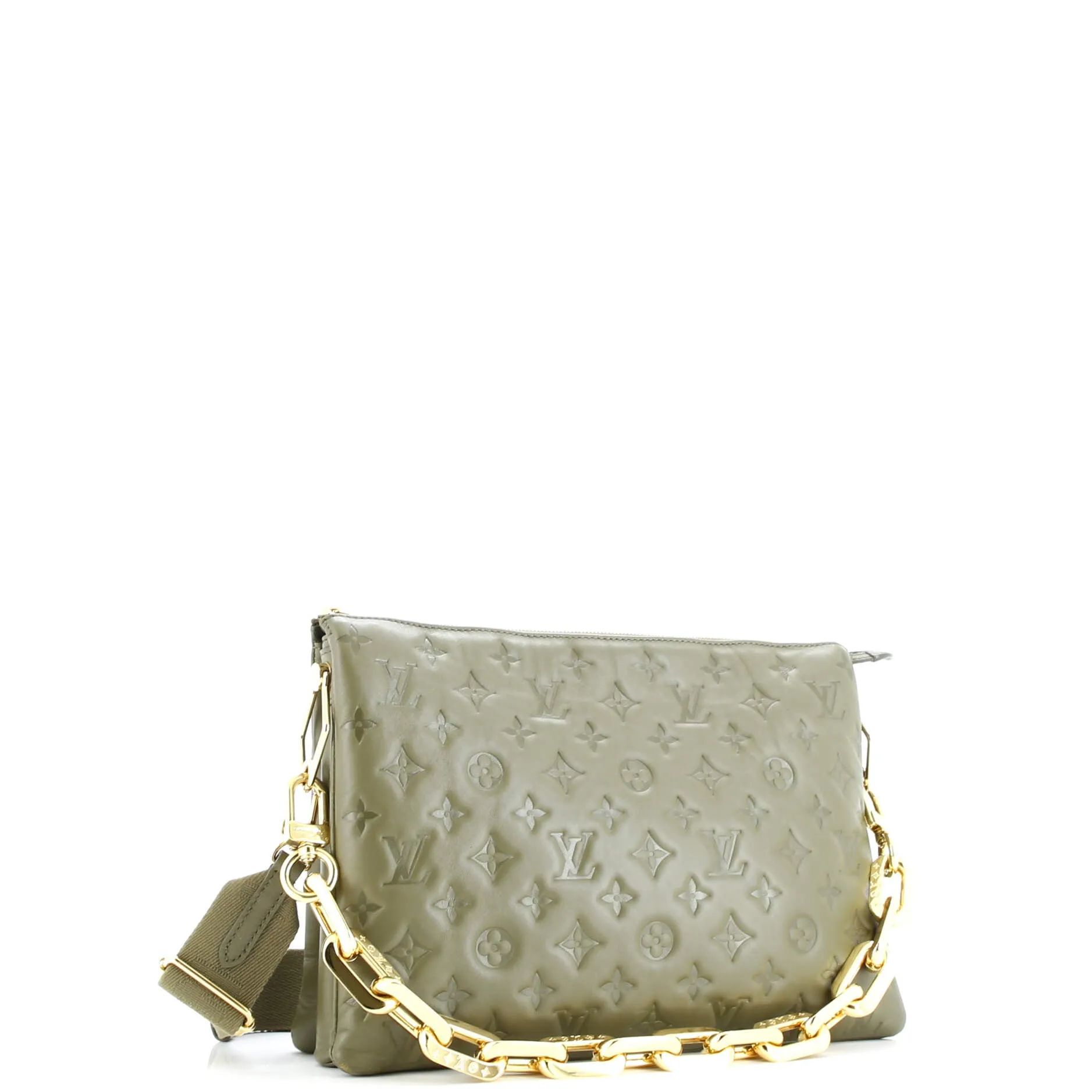 Pre-Loved Louis Vuitton Coussin Bag Monogram Embossed Lambskin MM sold by Zulily product image thumbnail 2