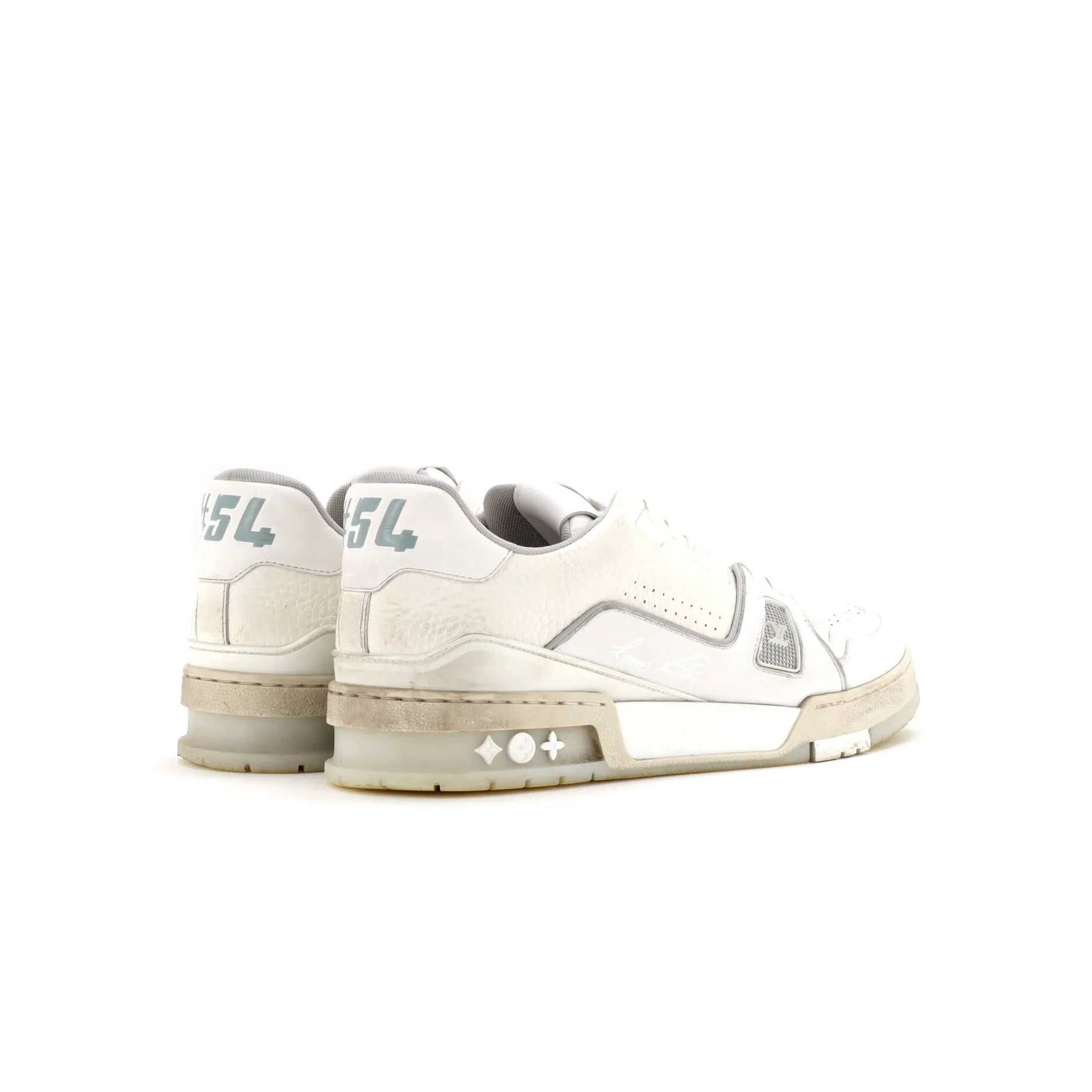 Pre-Loved Louis Vuitton Men's LV Trainer Sneakers Leather sold by Zulily product image thumbnail 3