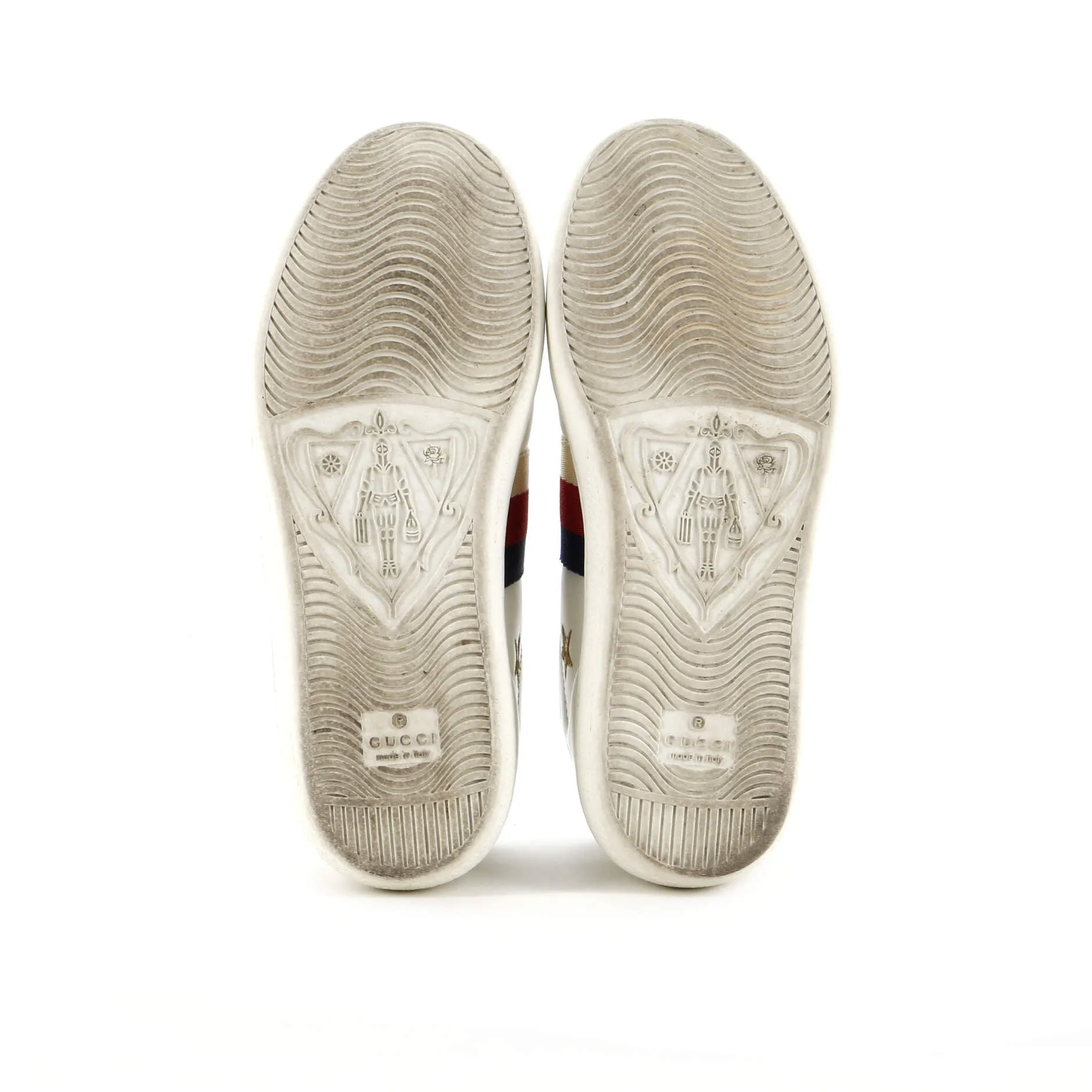Pre-Loved Gucci Ace Sneakers Embroidered Leather sold by Zulily product image thumbnail 4