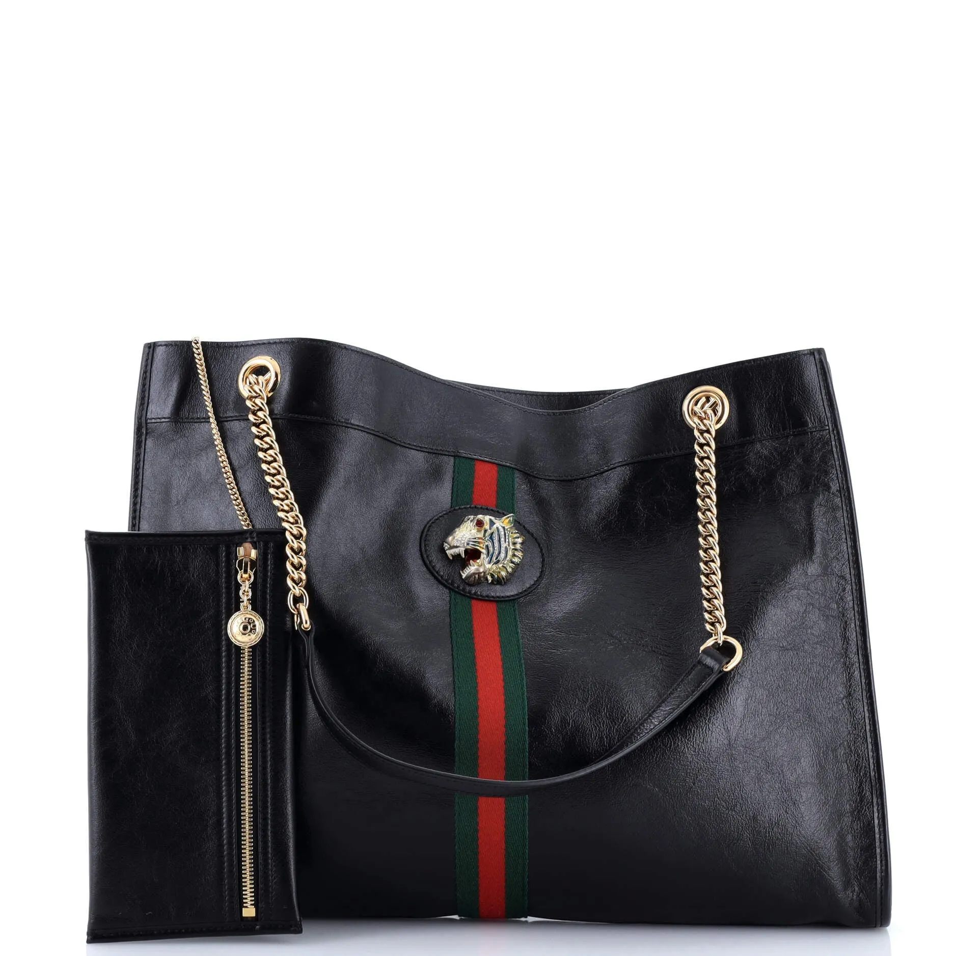 Pre-Loved Gucci Rajah Chain Tote Leather Large sold by Zulily product image thumbnail 2