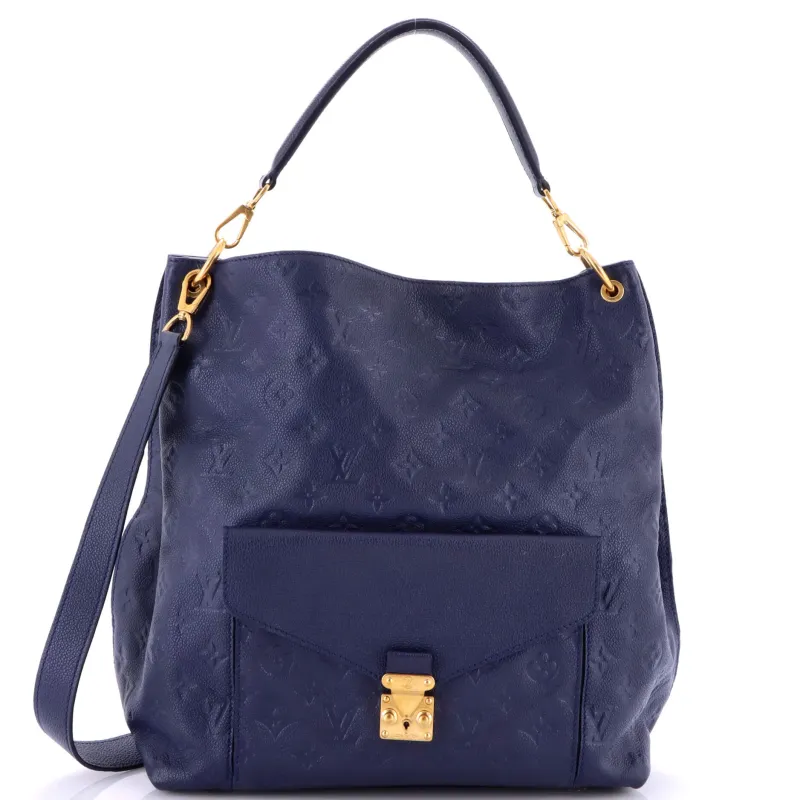 Pre-Loved Louis Vuitton Metis Hobo Monogram Empreinte Leather sold by Zulily