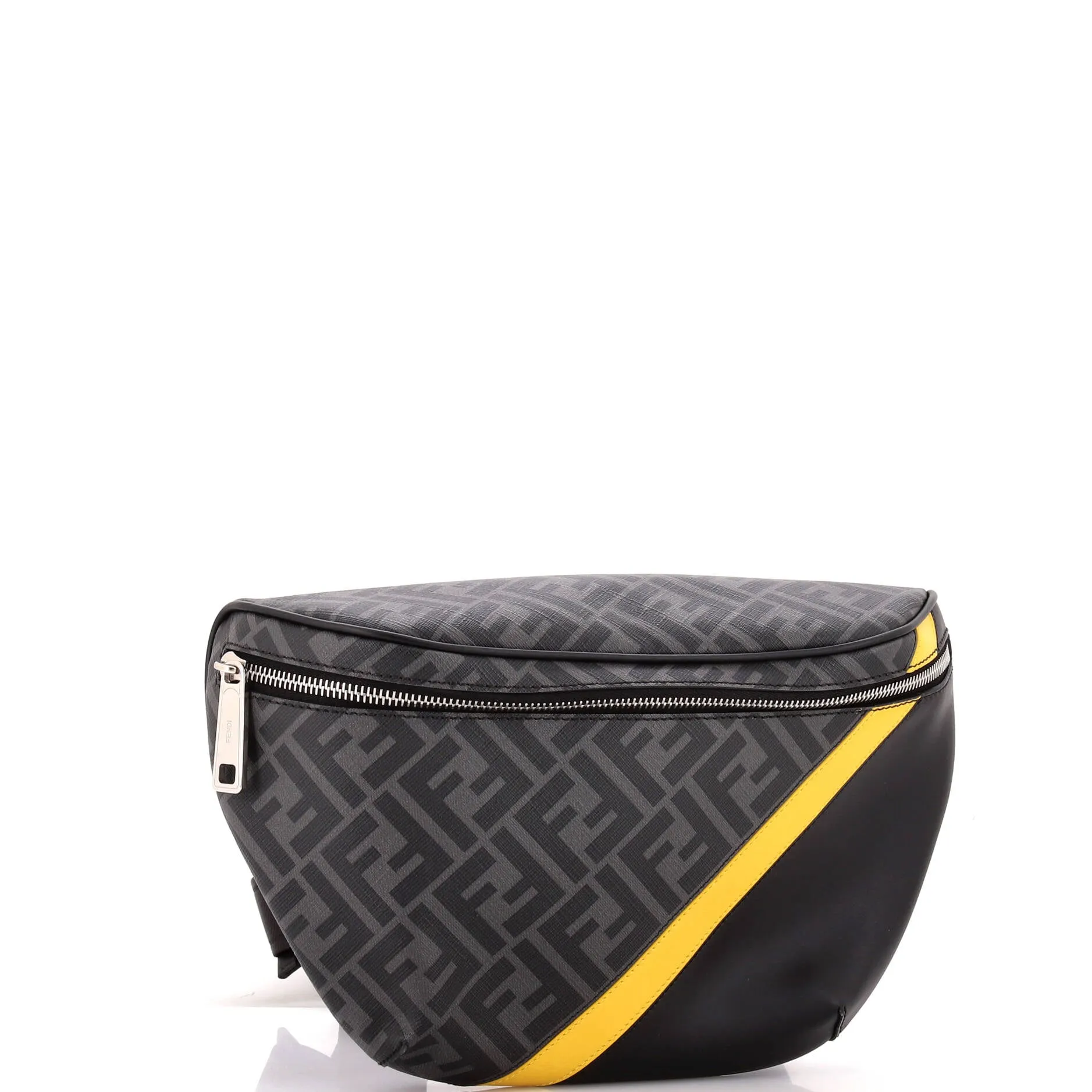 Pre-Loved Fendi Zip Belt Bag Zucca Coated Canvas and Leather sold by Zulily product image thumbnail 2