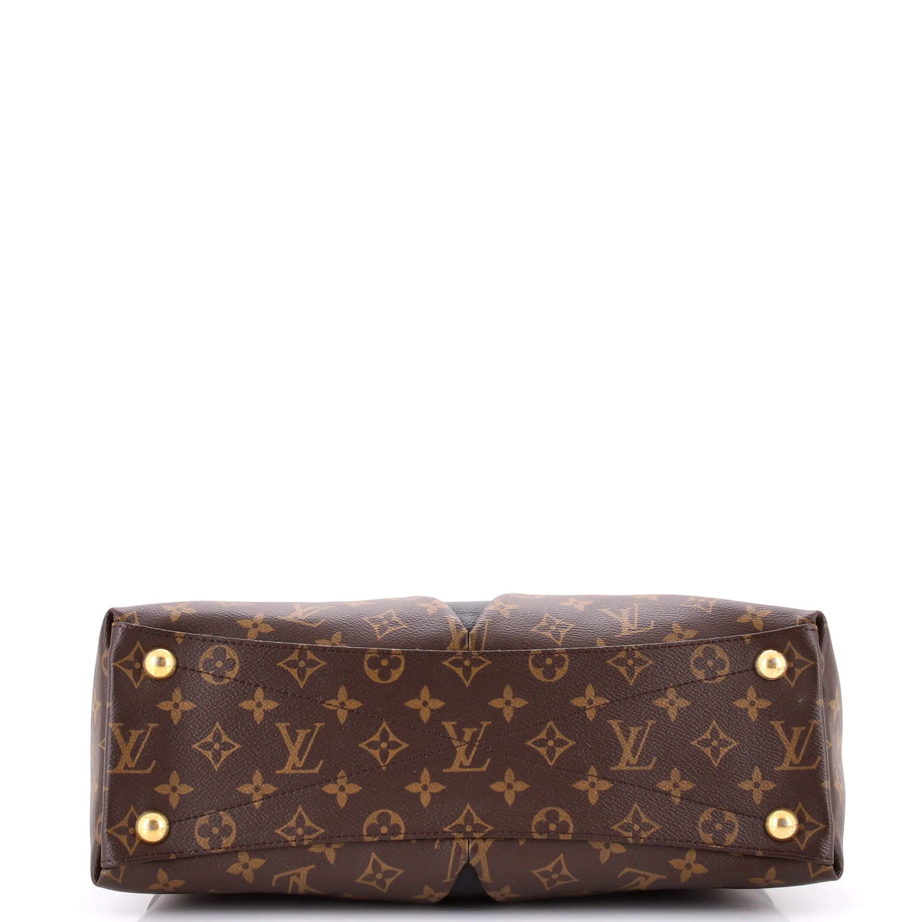 Pre-Loved Louis Vuitton V Tote Monogram Canvas and Leather MM sold by Zulily product image thumbnail 4