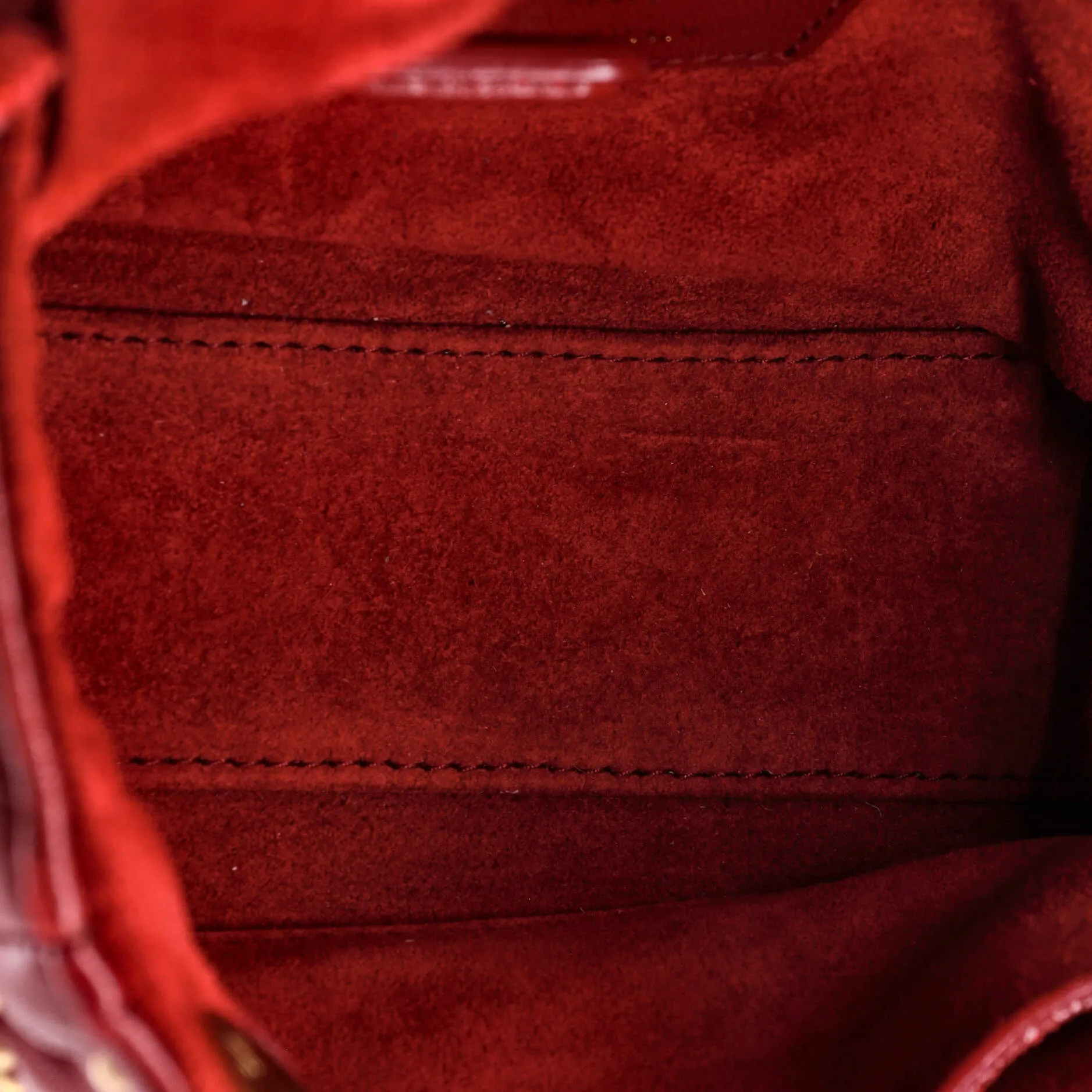 Pre-Loved Christian Dior Supple Lady Dior Bag Cannage Studded Lambskin Mini sold by Zulily product image thumbnail 5