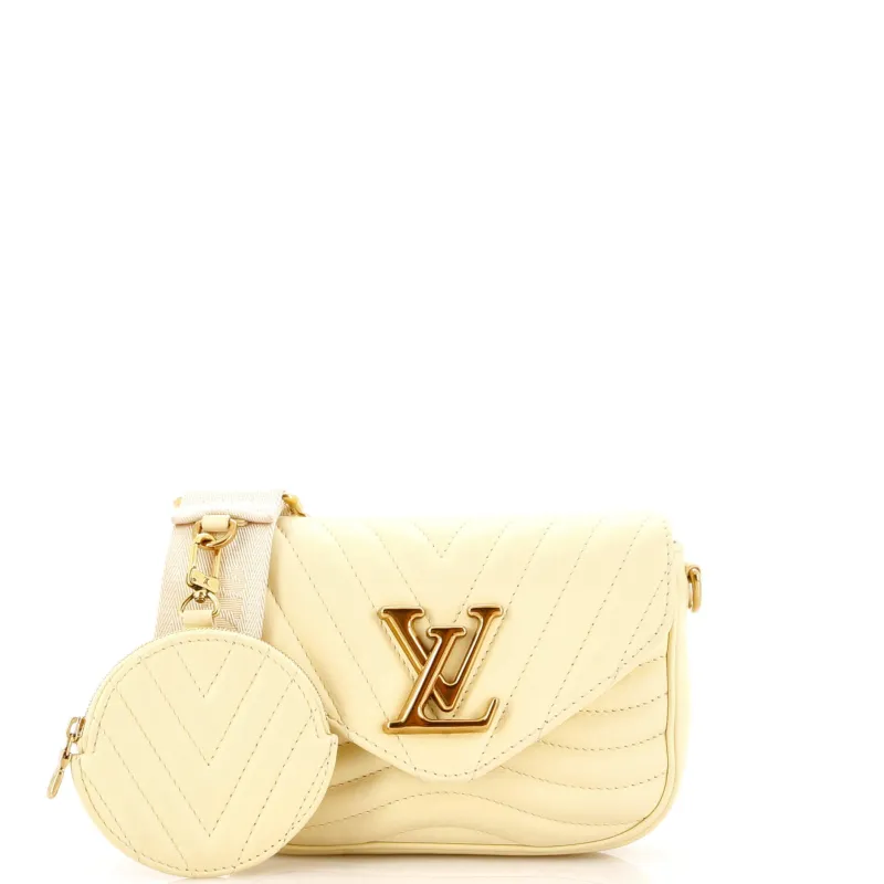 Pre-Loved Louis Vuitton New Wave Multi Pochette Quilted Leather sold by Zulily