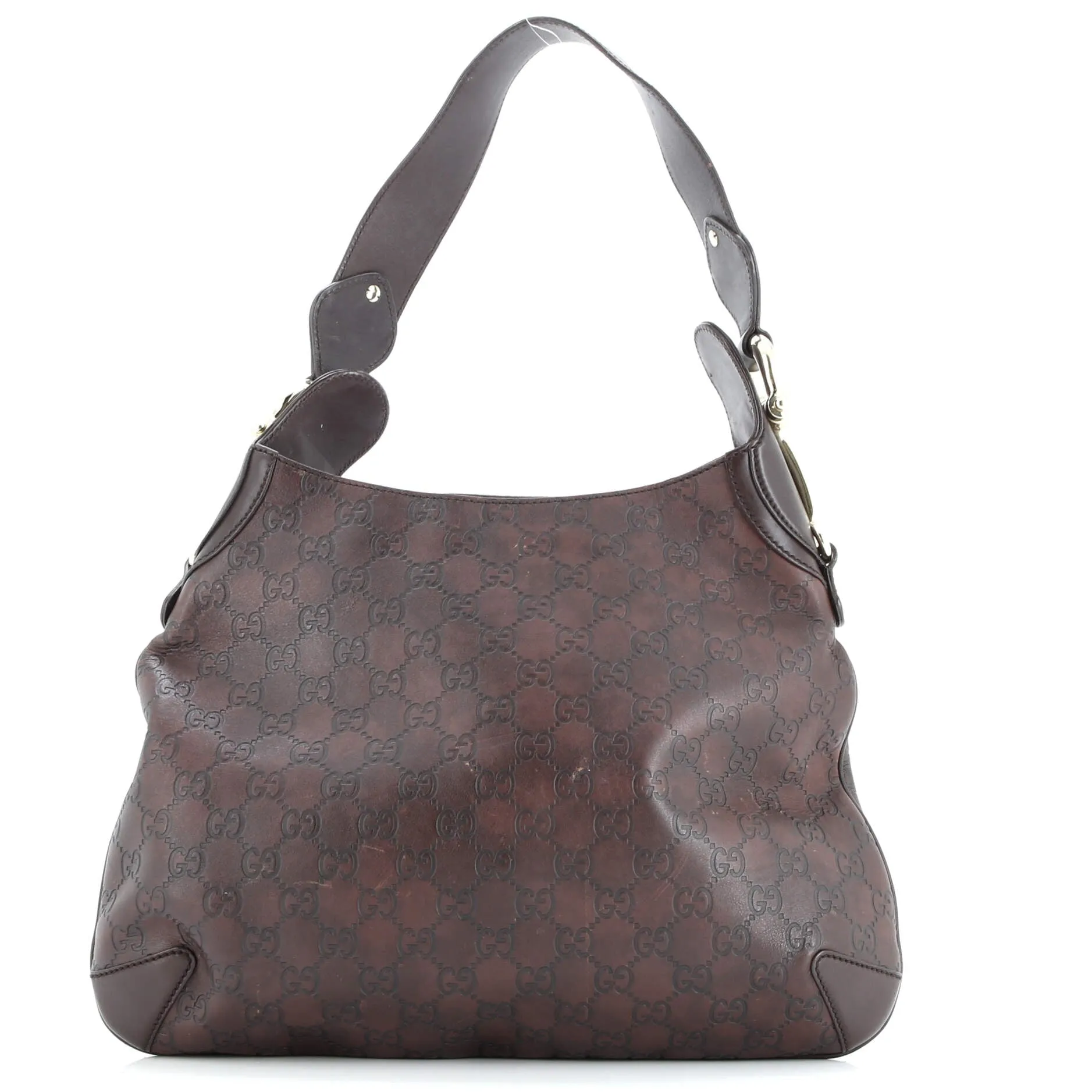 Pre-Loved Gucci Creole Hobo Guccissima Leather Medium sold by Zulily