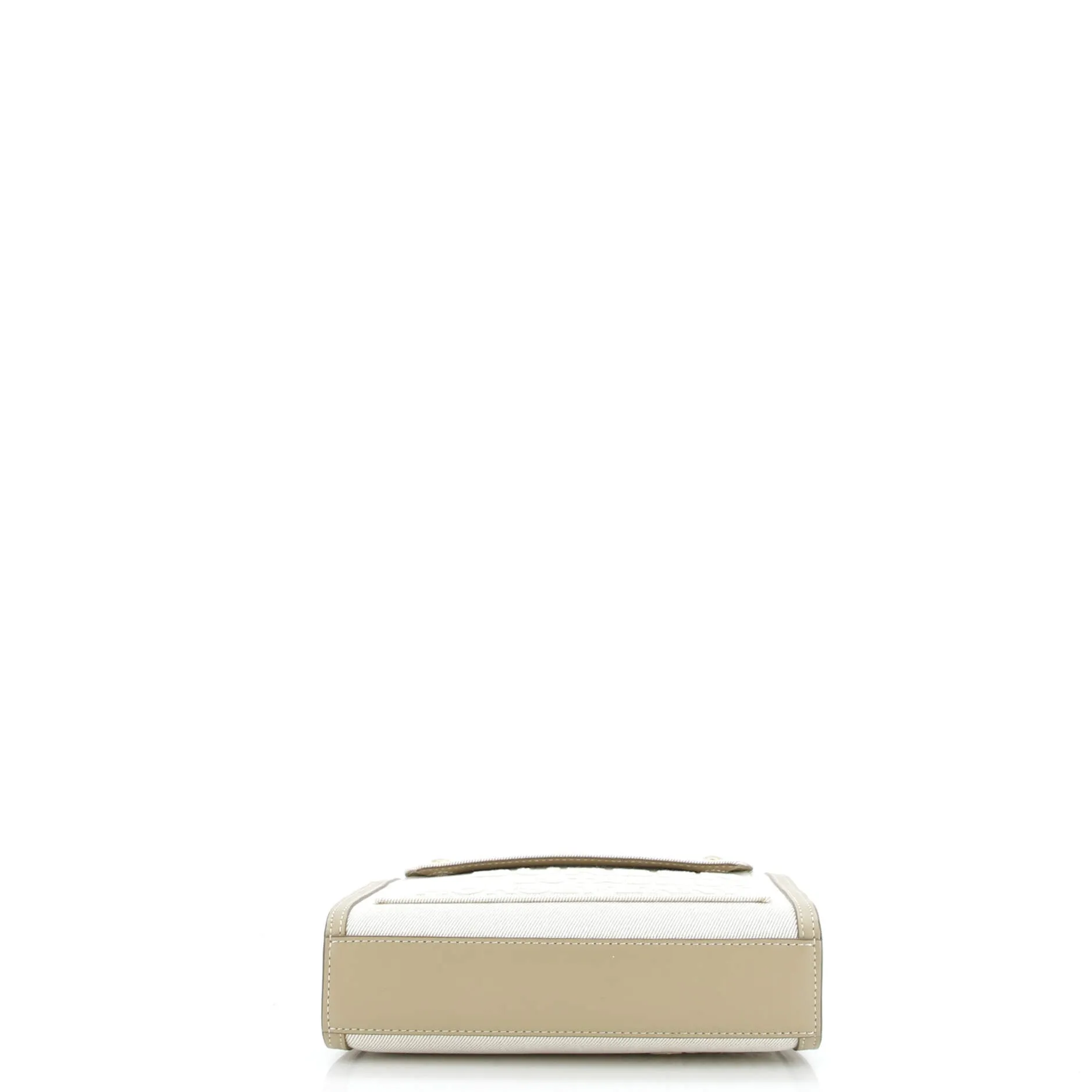 Pre-Loved Burberry Logo Pocket Tote Canvas with Leather Mini sold by Zulily product image thumbnail 4