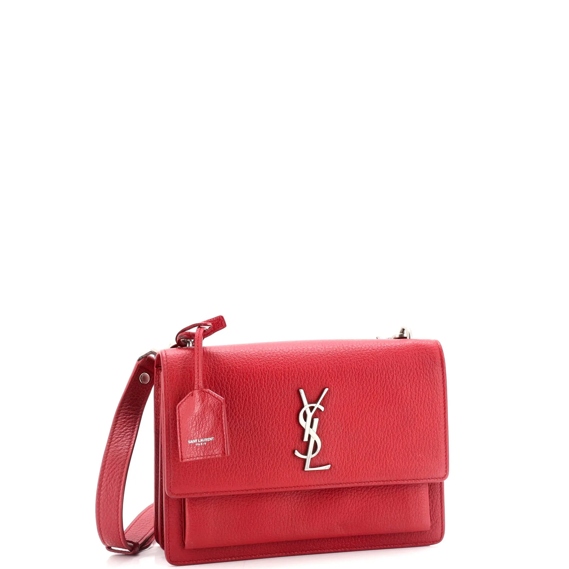 Pre-Loved Saint Laurent Sunset Satchel Leather Medium sold by Zulily product image thumbnail 2