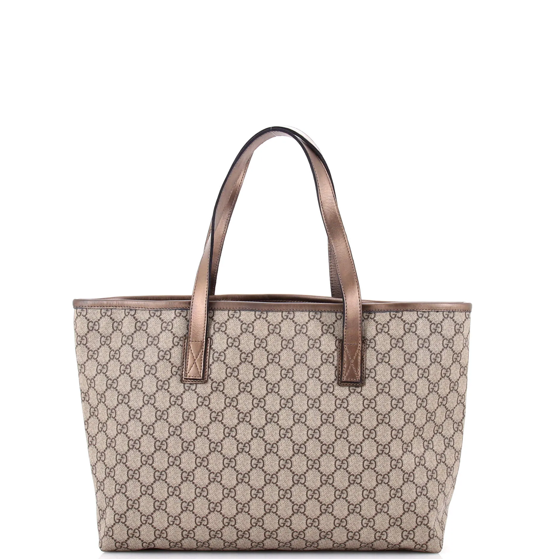 Pre-Loved Gucci Plus Tote GG Coated Canvas with Leather Large sold by Zulily product image thumbnail 3
