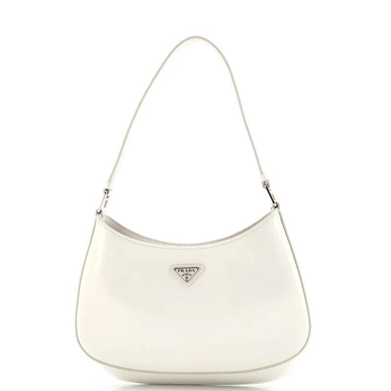 Pre-Loved Prada Cleo Shoulder Bag Spazzolato Leather Medium sold by Zulily