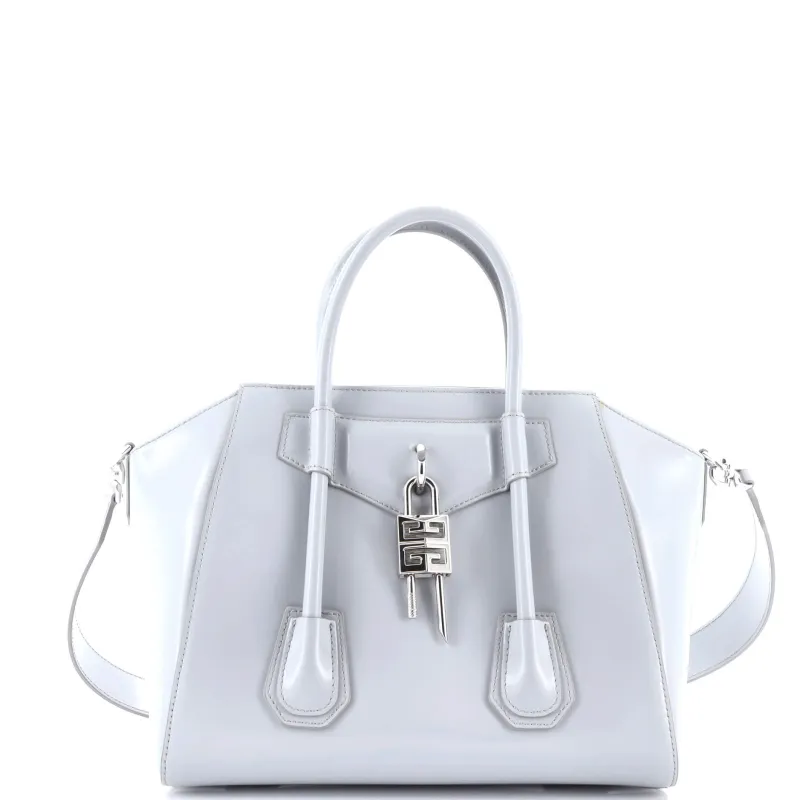 Pre-Loved Givenchy Antigona Lock Bag Leather Small made by Givenchy