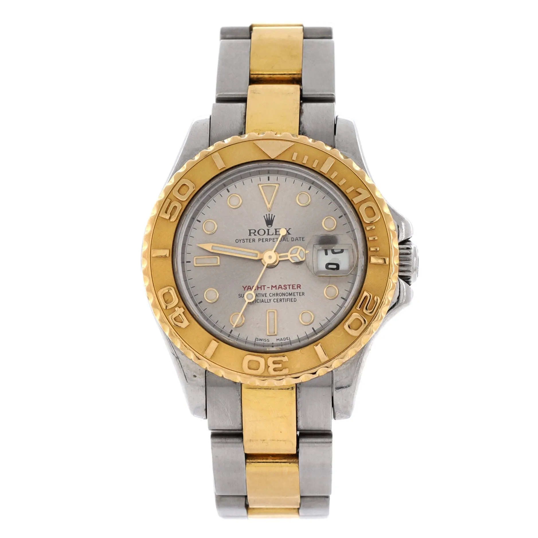 Pre-Loved Rolex Oyster Perpetual Yacht-Master Automatic Watch Stainless Steel and Yellow Gold 29 sold by Zulily