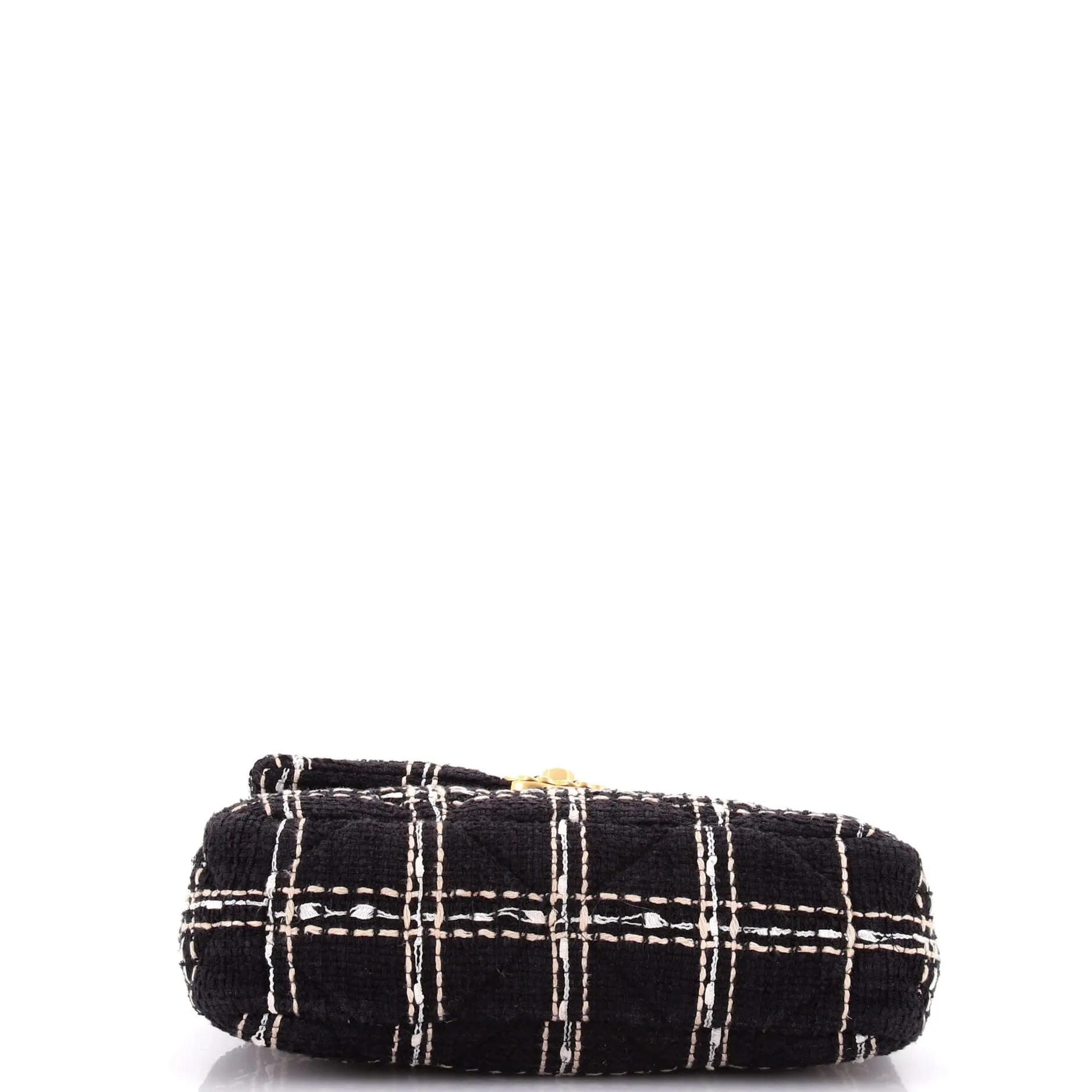 Pre-Loved Chanel 19 Flap Bag Quilted Tweed Medium sold by Zulily product image thumbnail 4