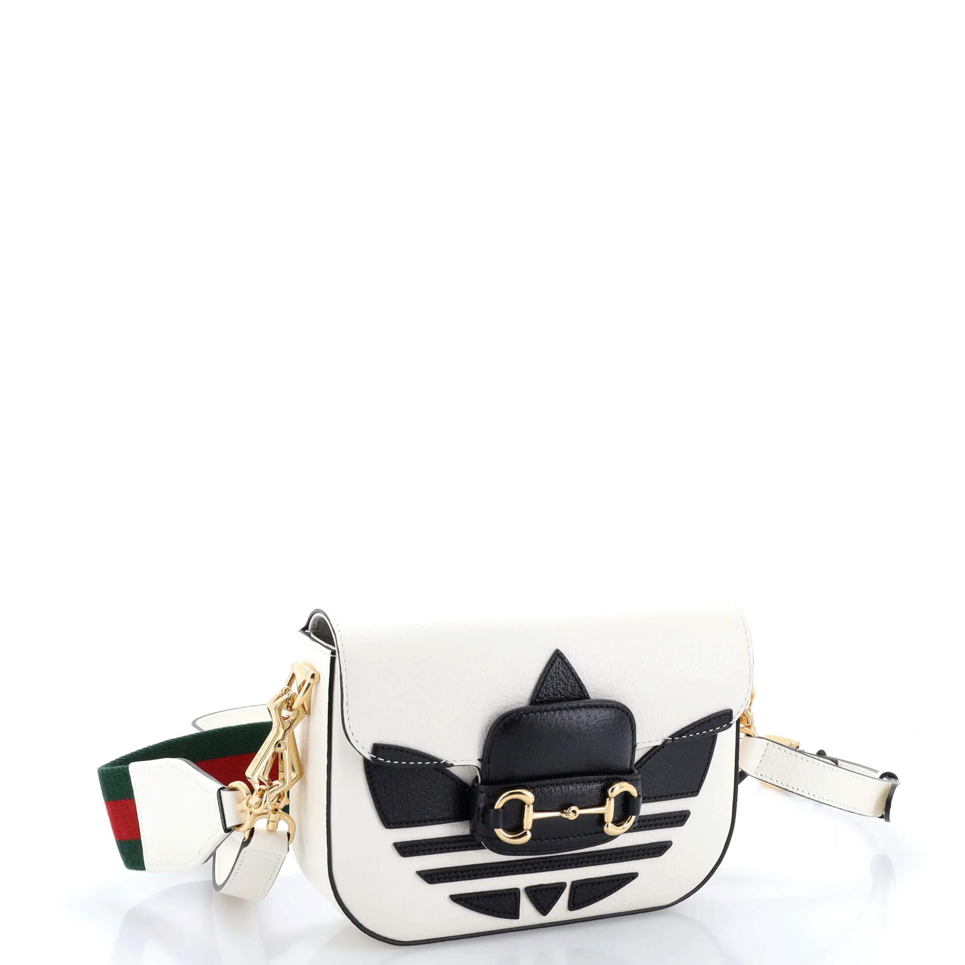 Pre-Loved Gucci x Adidas Horsebit 1955 Shoulder Bag Leather Mini sold by Zulily product image thumbnail 2
