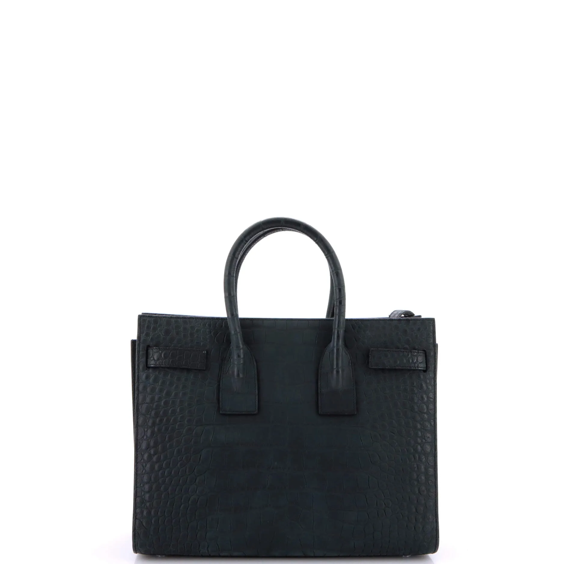 Pre-Loved Saint Laurent Sac de Jour NM Bag Crocodile Embossed Leather Small sold by Zulily product image thumbnail 3