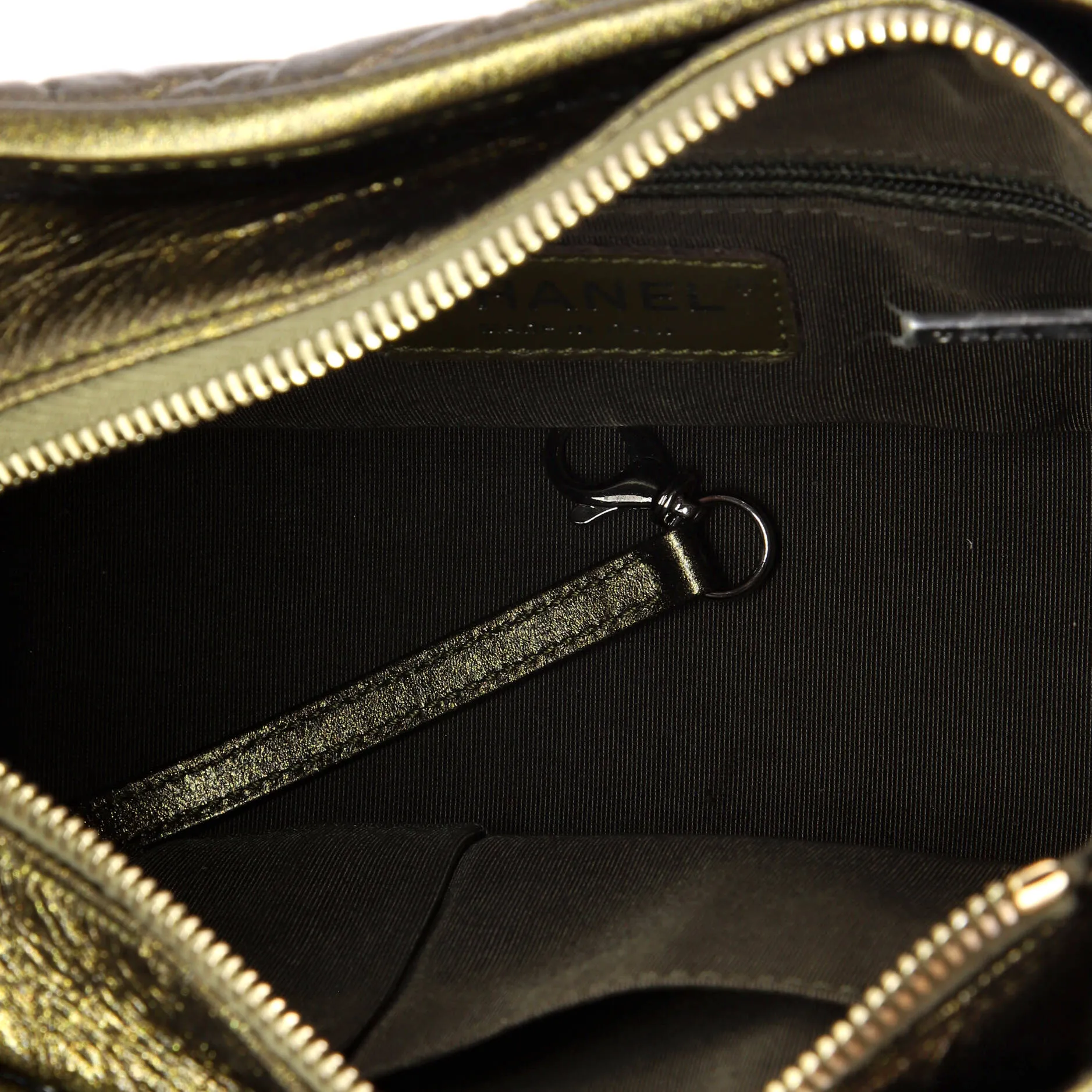 Pre-Loved Chanel Gabrielle Hobo Chevron Metallic Aged Calfskin Small sold by Zulily product image thumbnail 5